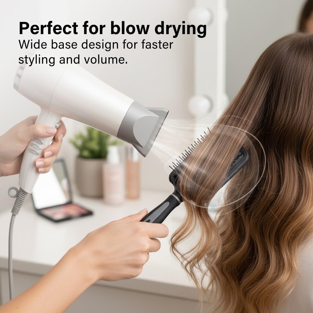 Professionelle Entwirrungsbürste mit weichen, abgerundeten Borsten 5