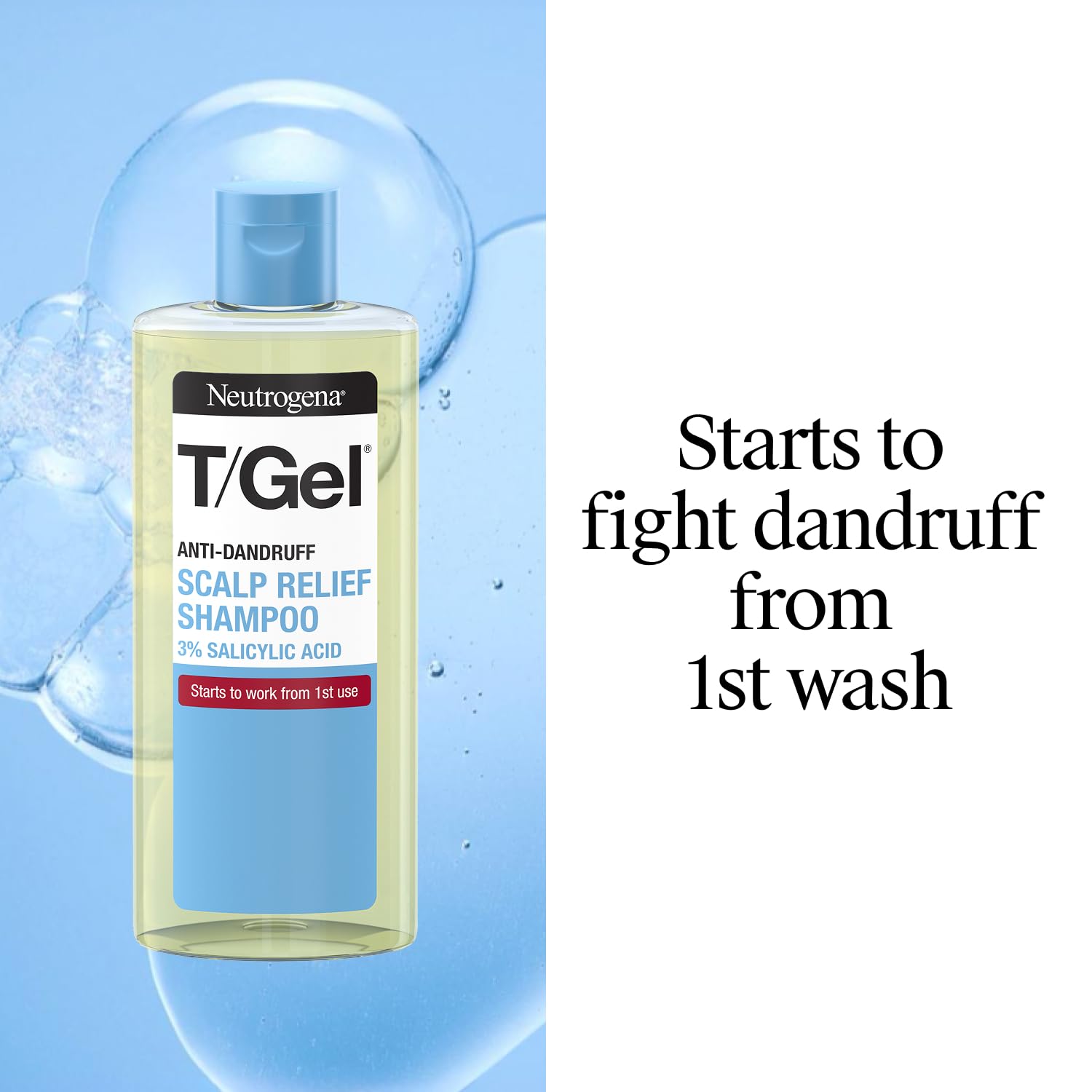 Neutrogena T/Gel Scalp Relief Anti-Dandruff Shampoo with 3% Salicylic Acid (250ml) 3