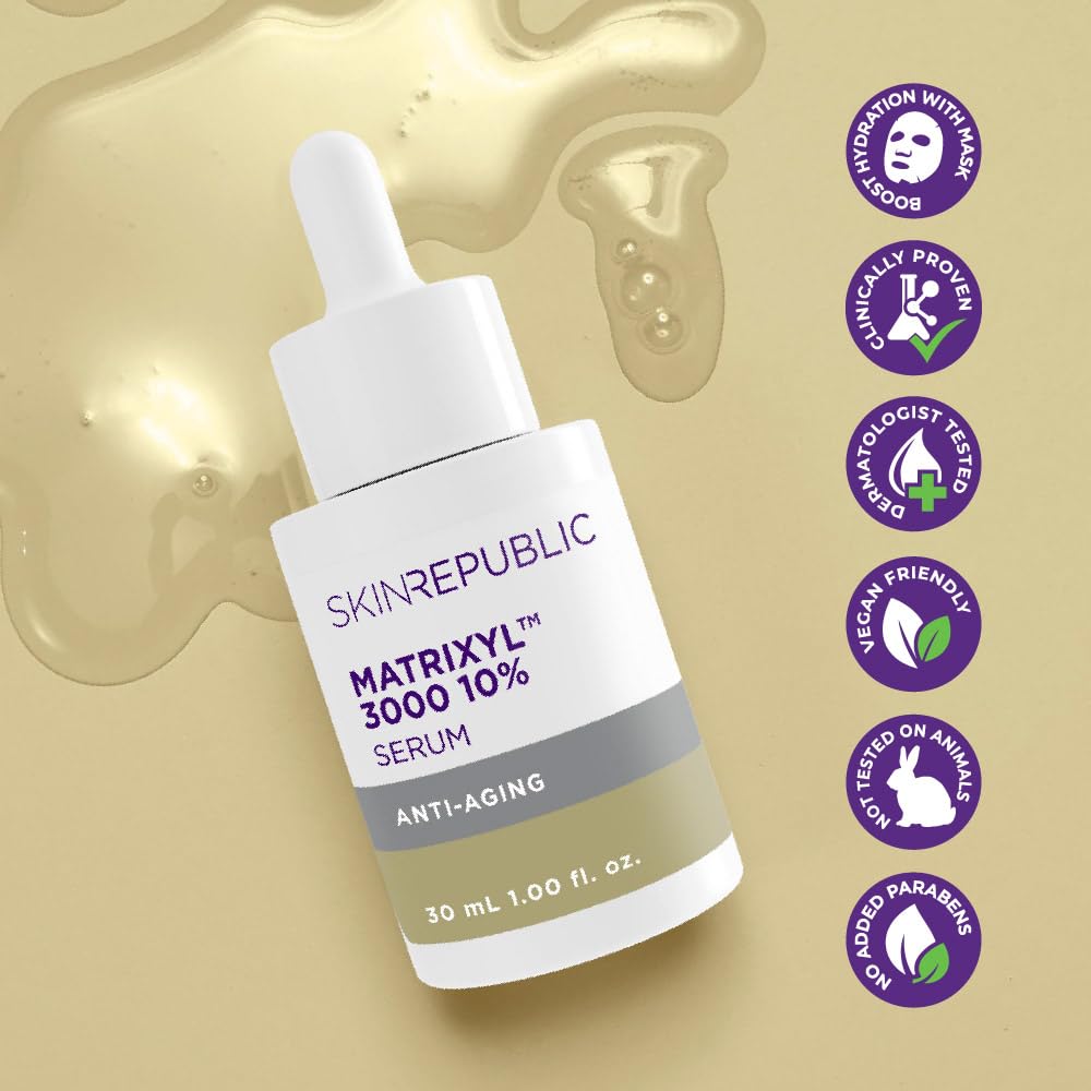 Skin Republic Matrixyl 3000 10% Anti-Aging Serum for Deep Wrinkles & Elasticity 9