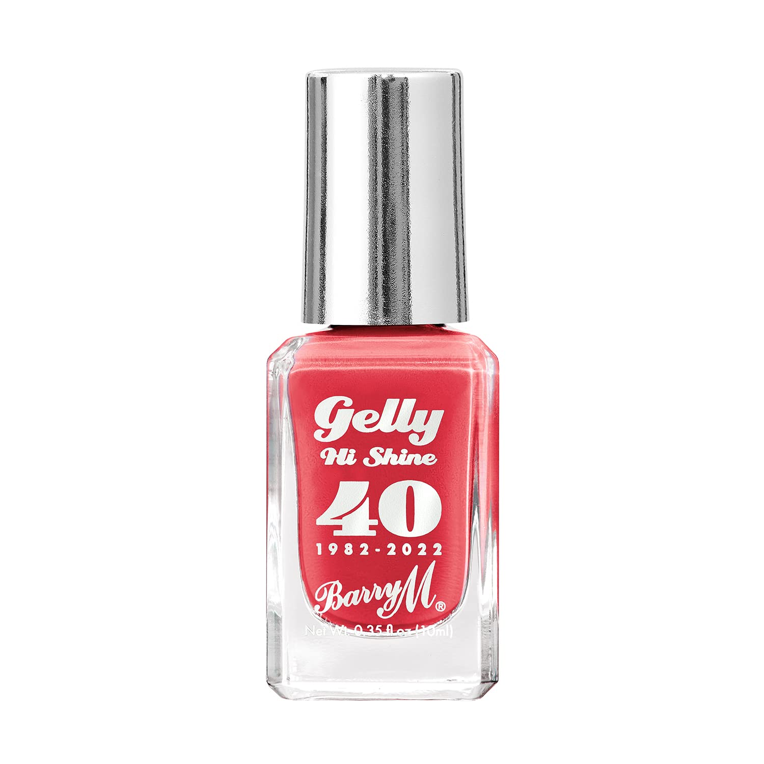 Barry M Gelly Nail Paint in Red Velvet - High Shine, Long Lasting Gel Finish