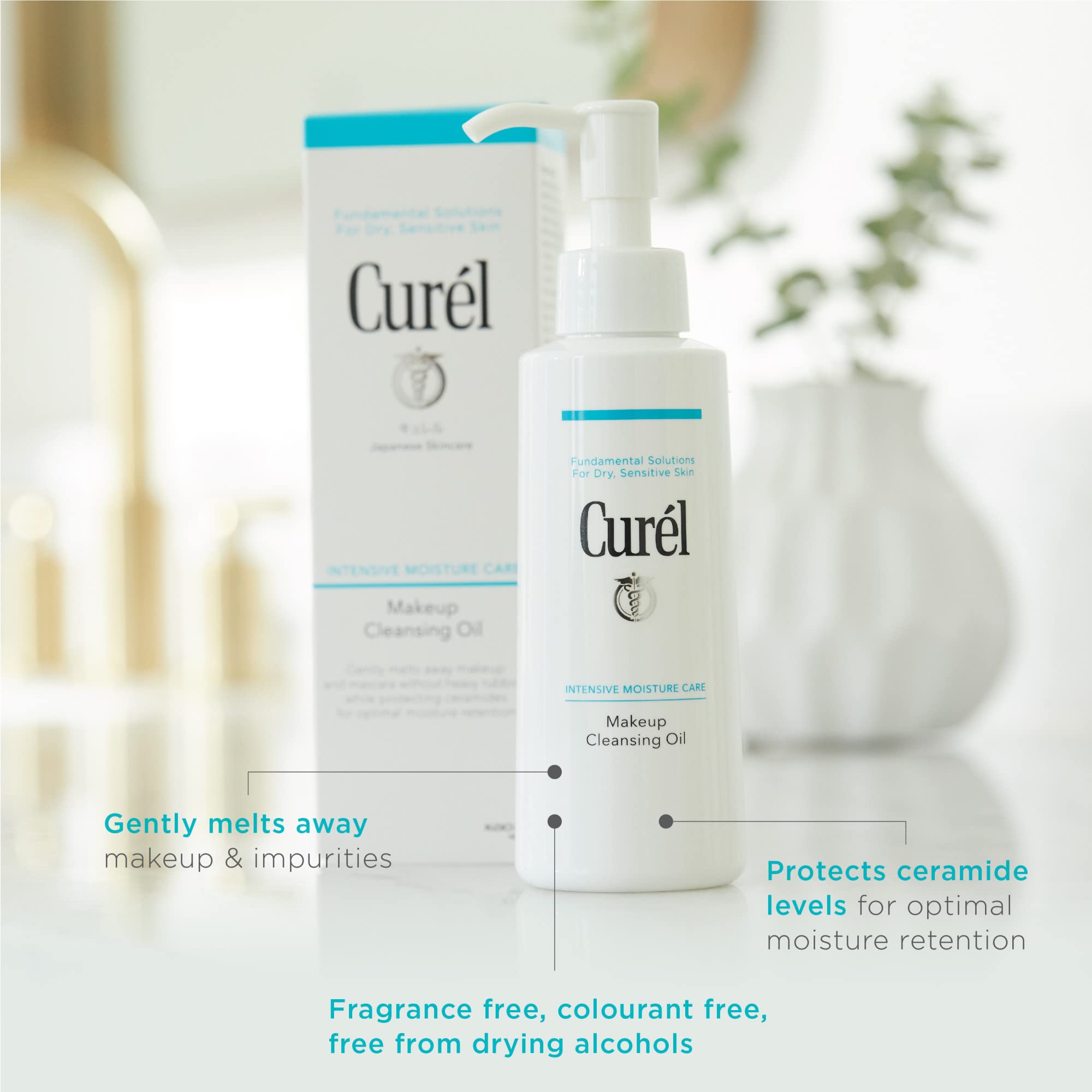Curél Make-up-Reinigungsöl 150 ml für trockene, empfindliche Haut 3
