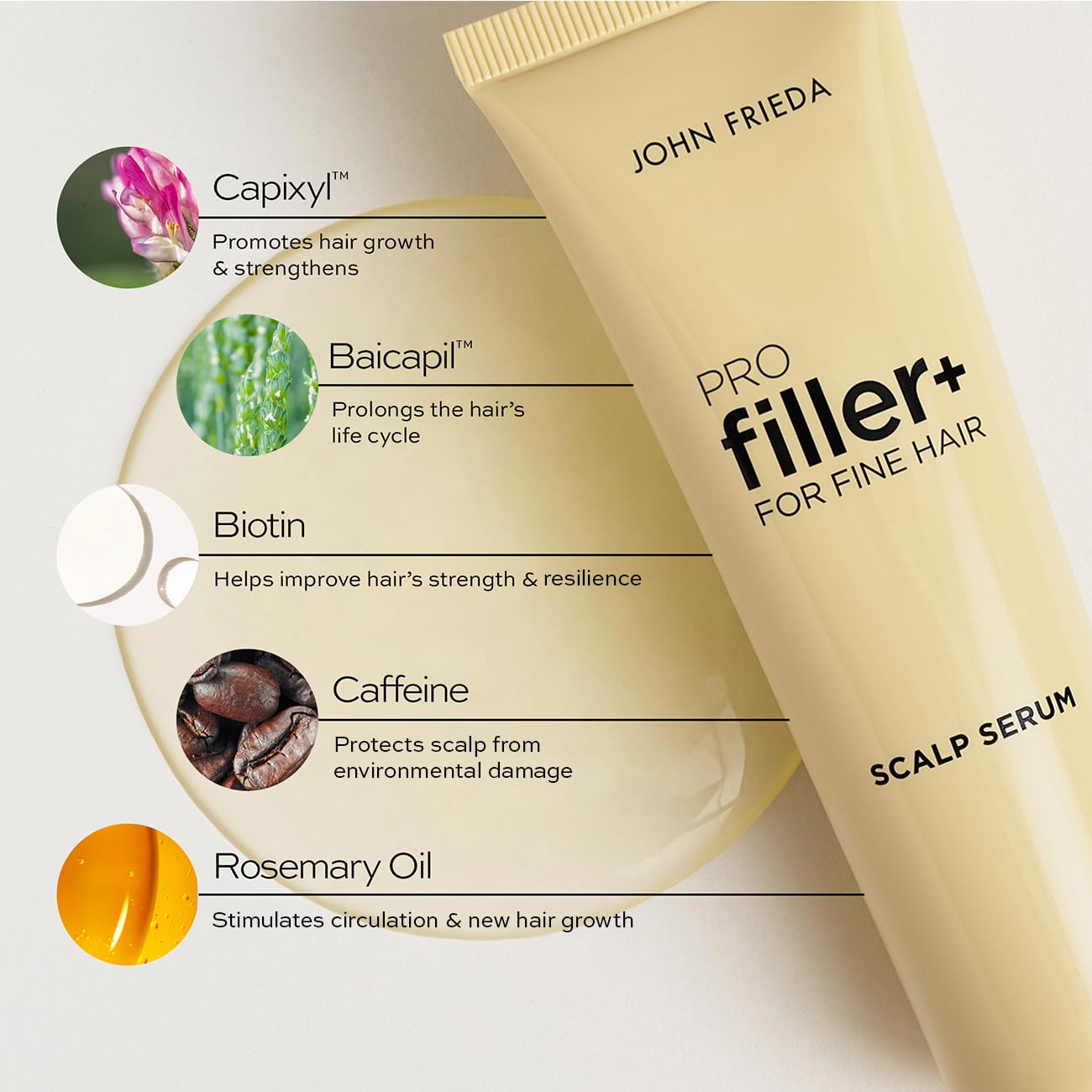 John Frieda PROfiller+ Hair Growth Scalp Serum for Thin, Fine Hair 50ml 6