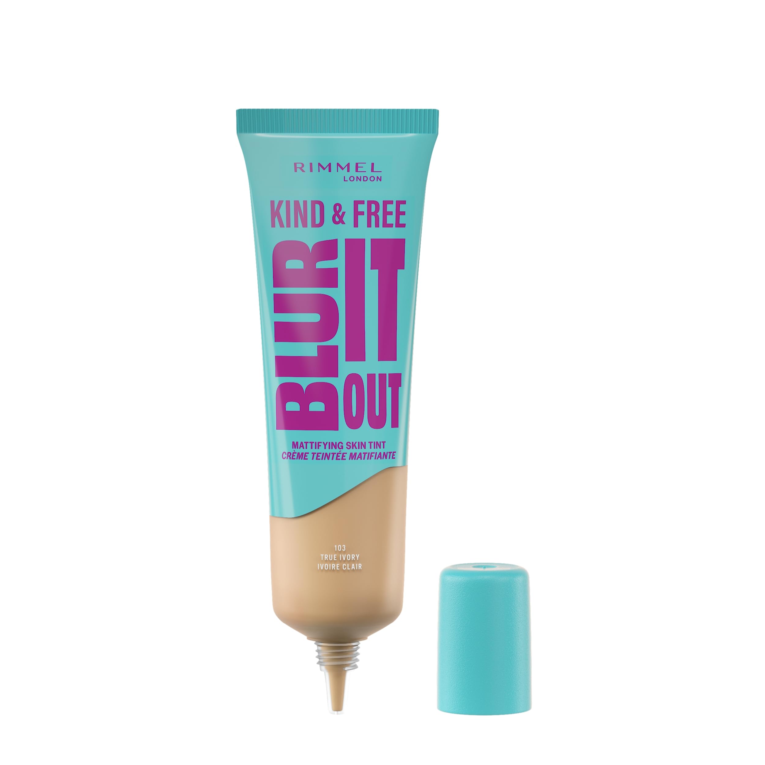 Rimmel Kind & Free Blur It Out Mattifying Skin Tint SPF20 - 103 True Ivory Light