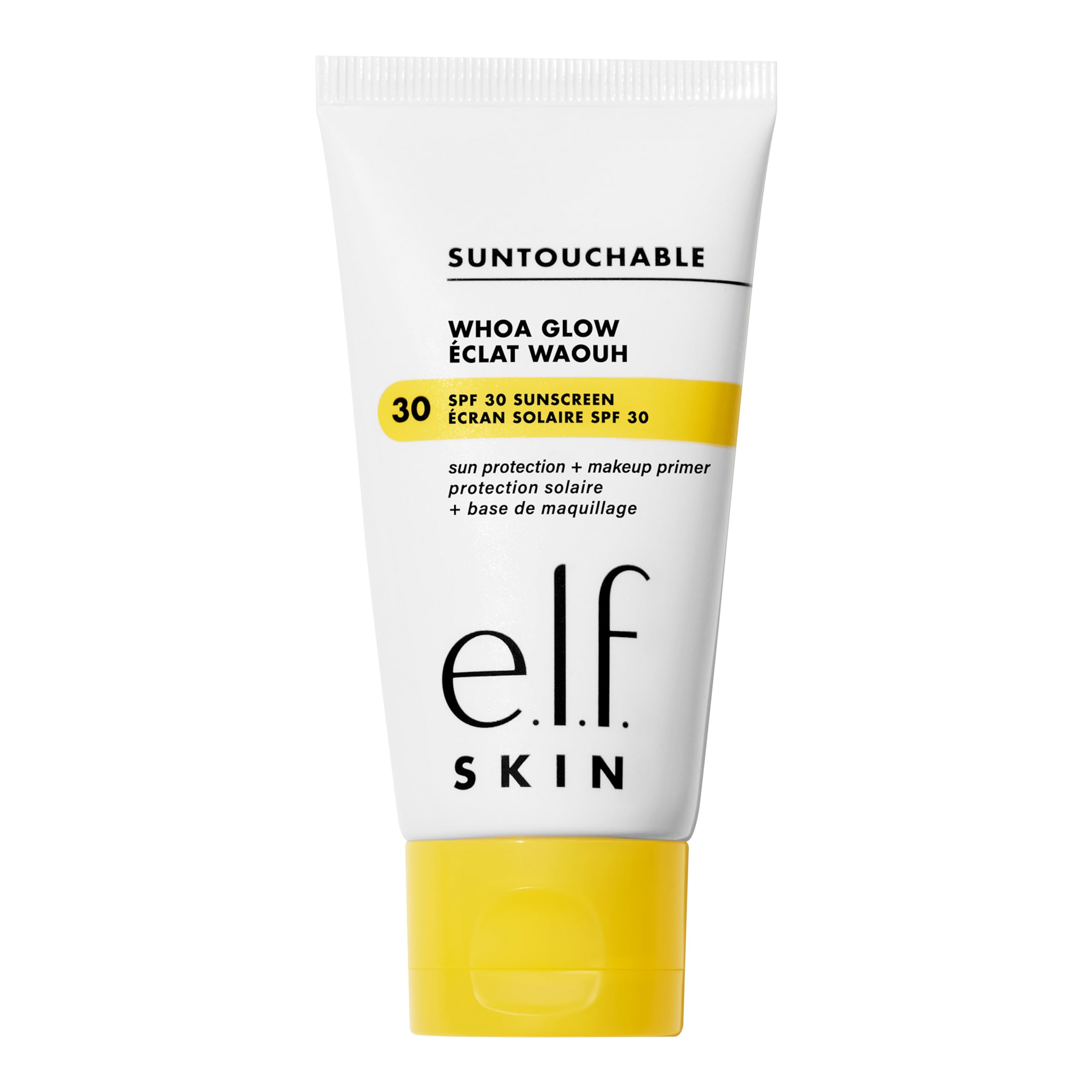 e.l.f. SKIN Suntouchable Whoa Glow SPF 30 Sunscreen & Makeup Primer with Hyaluronic Acid