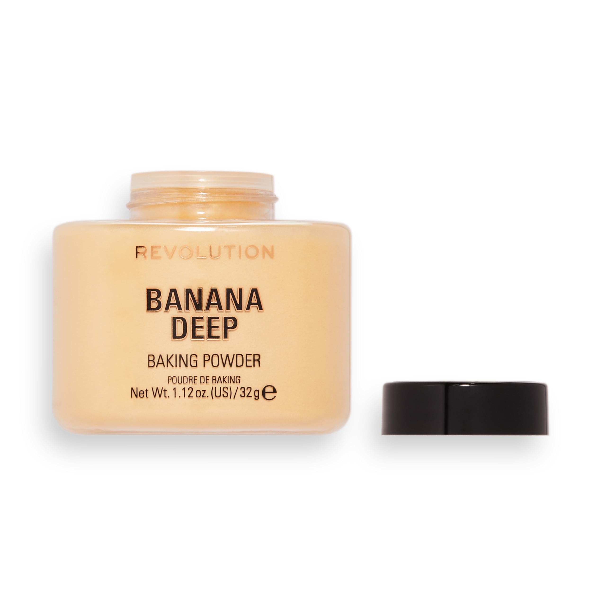 Revolution Beauty London, loses Backpulver, verlängert die Haltbarkeit des Make-ups, Setting Banana Deep, für mittlere bis dunkle Hauttöne, 32 g 6