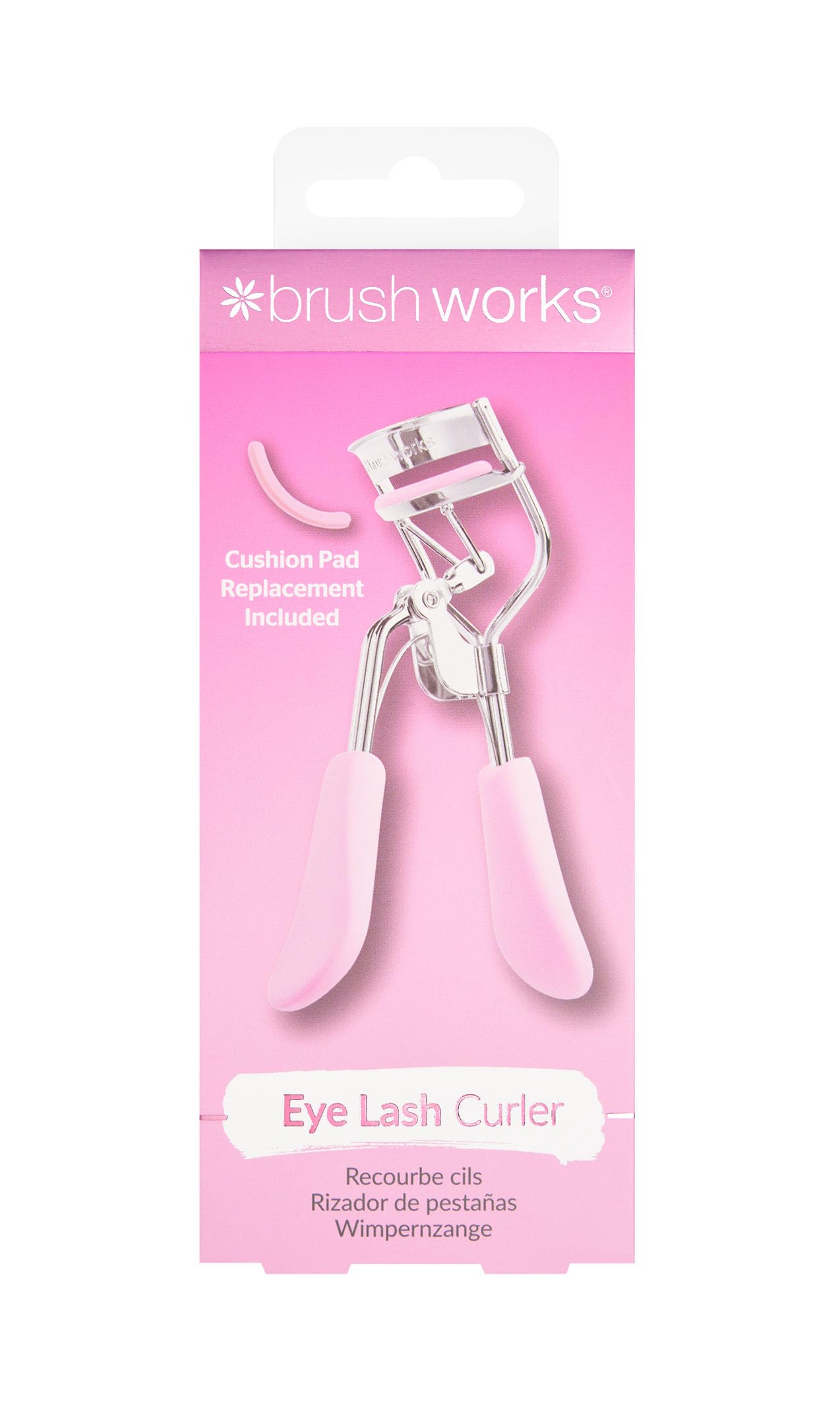 Brushworks Eyelash Curler - Adapts to All Eye Shapes for Natural Curl Enhancement
