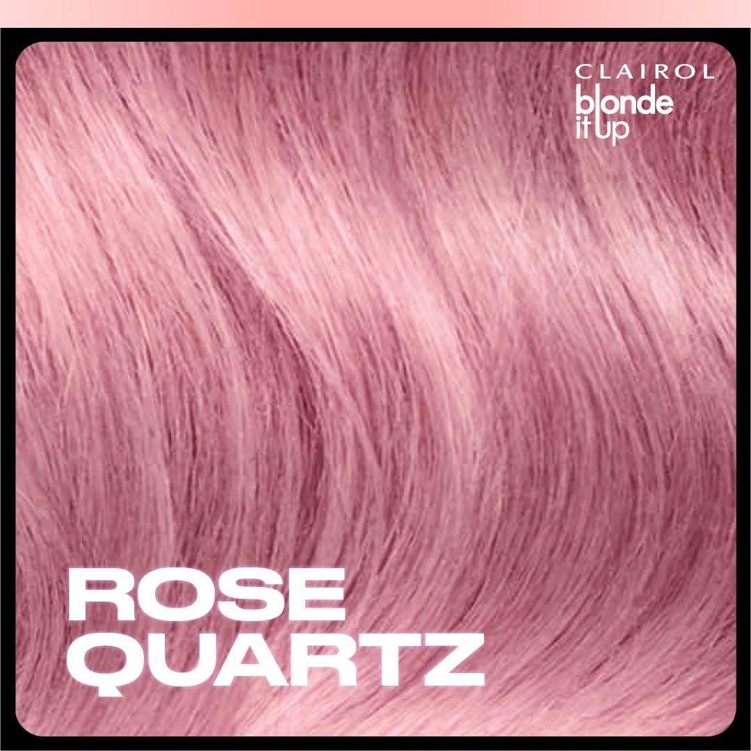 Clairol Blonde It Up Crystal Glow Toner Kit - Rose Quartz for Blonde Hair 7