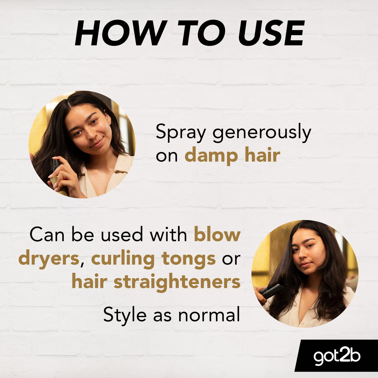 Schwarzkopf got2b Guardian Angel Heat Protection Spray for 230° Styling 4