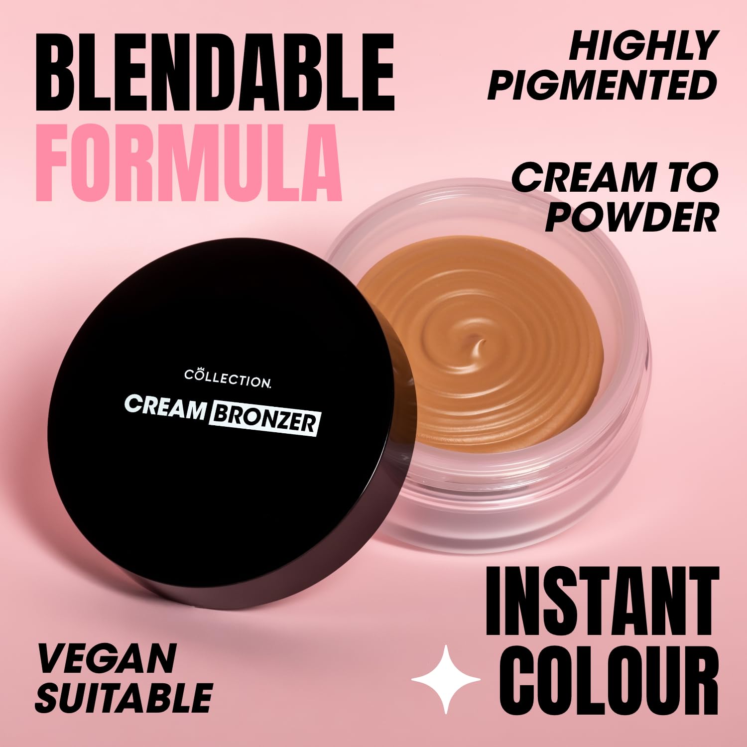 Collection Cream Bronzer with Squalane and Meadow Foam Seed Oil 4