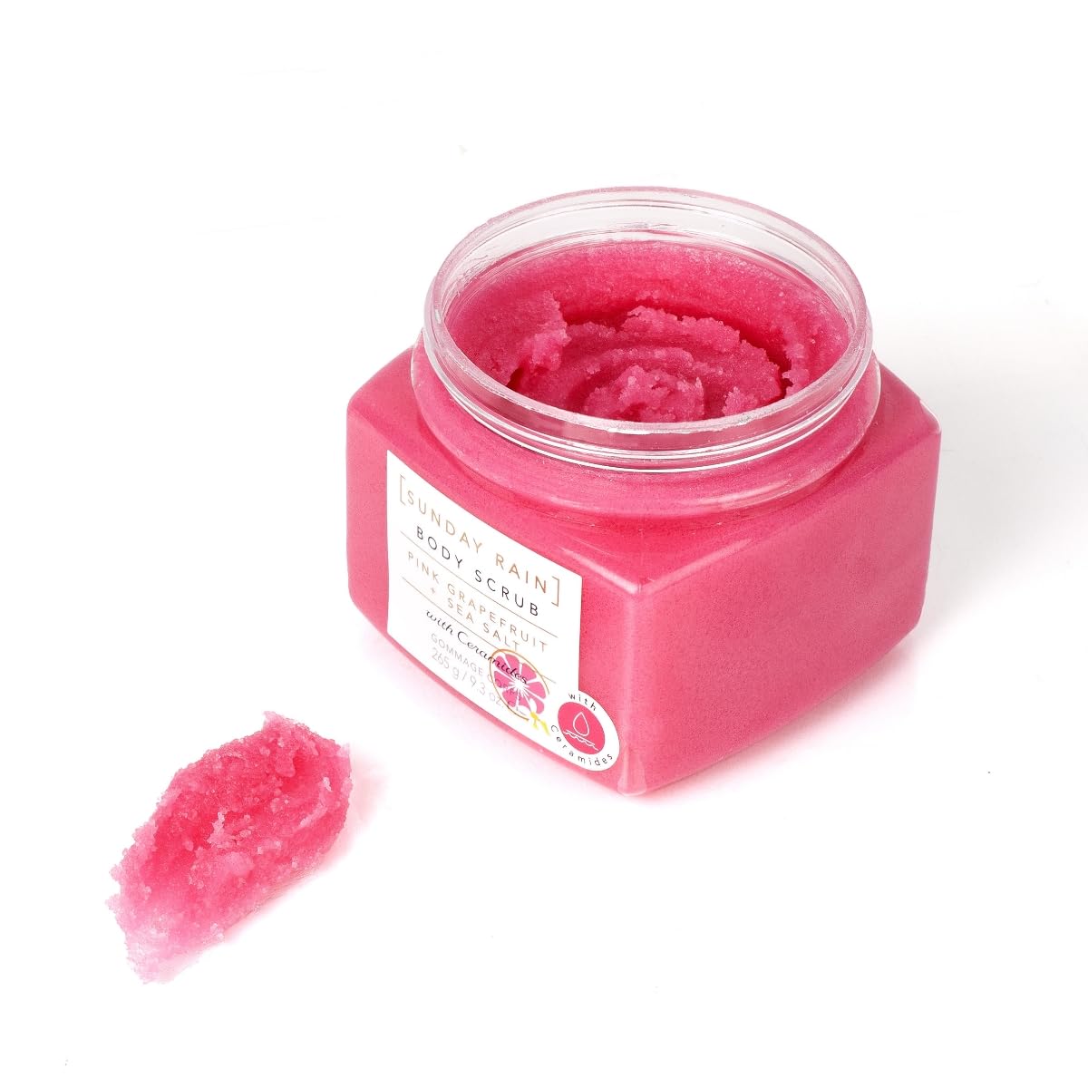 Sunday Rain Pink Grapefruit & Sea Salt Body Scrub Exfoliator with Ceramides, 265g 3