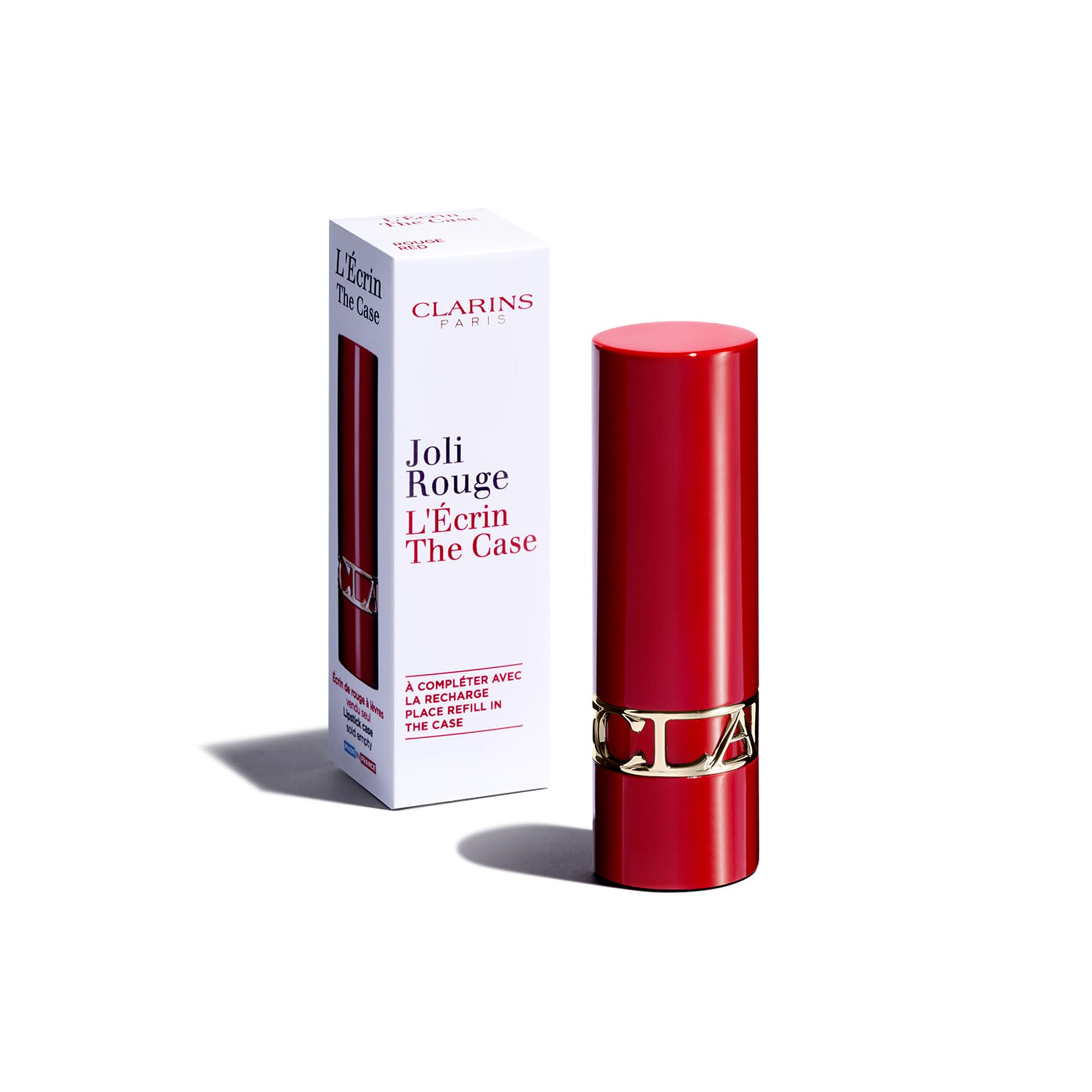 CLARINS Joli Rouge Red Lipstick Case Accessory 4