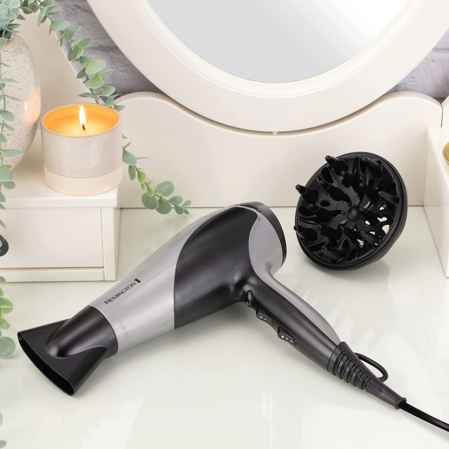 Remington Ionic Dry Hair Dryer 2200 with Diffuser and Concentrator 3