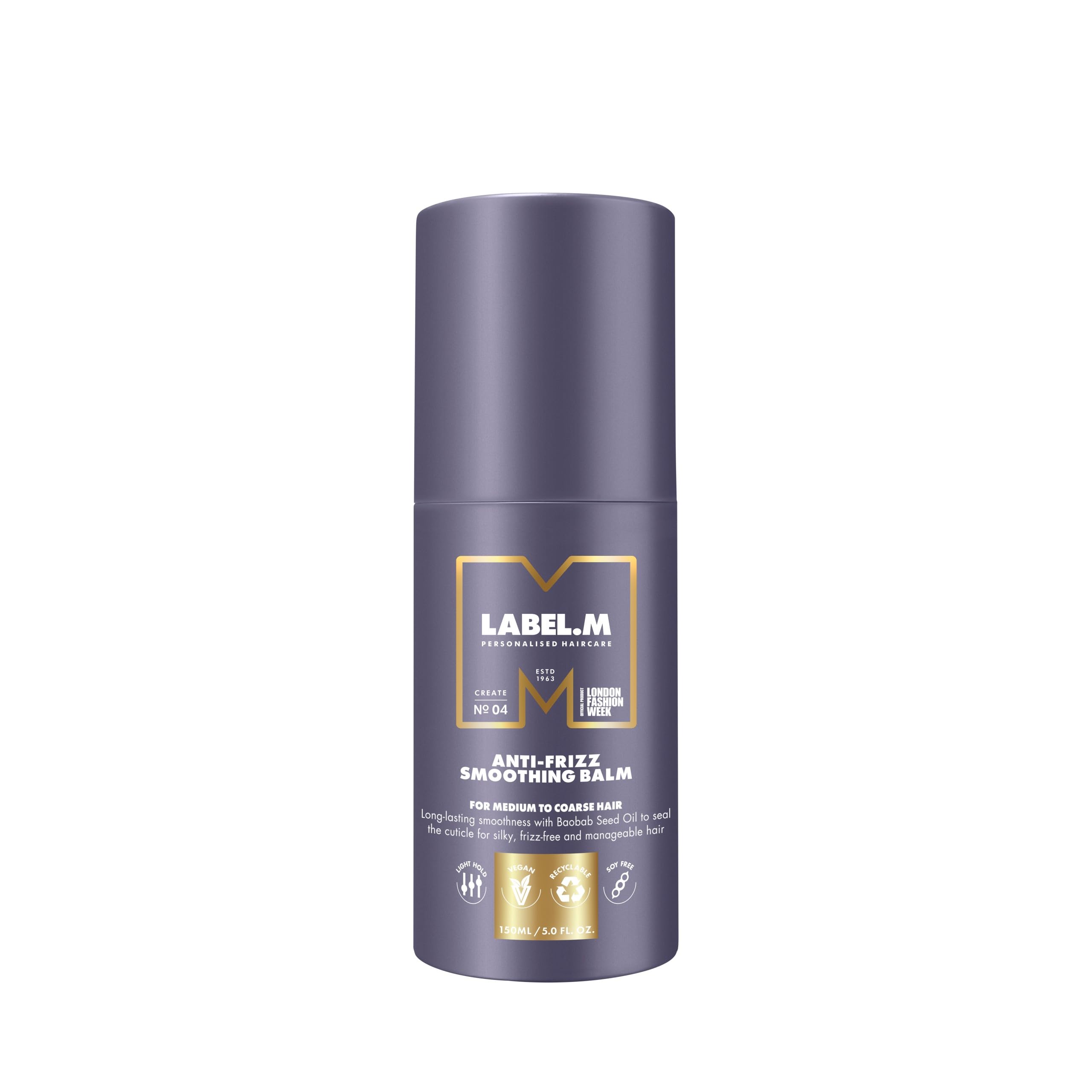 label.m Anti-Frizz Smoothing Balm for Long-Lasting Silky, Frizz-Free Hair (150ml)