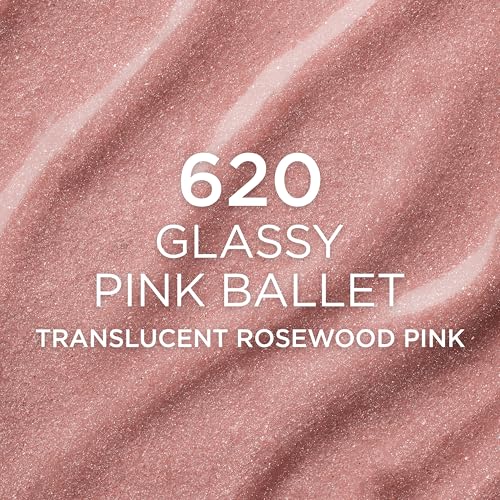 L'Oréal Paris Lumi Le Glass Stick, Highlighter-Stick für vielfältige Anwendungen, strahlendes Satin-Finish, nicht klebrig, glitzerfrei, für alle Hauttöne, Farbton: 620 Pink Ballet