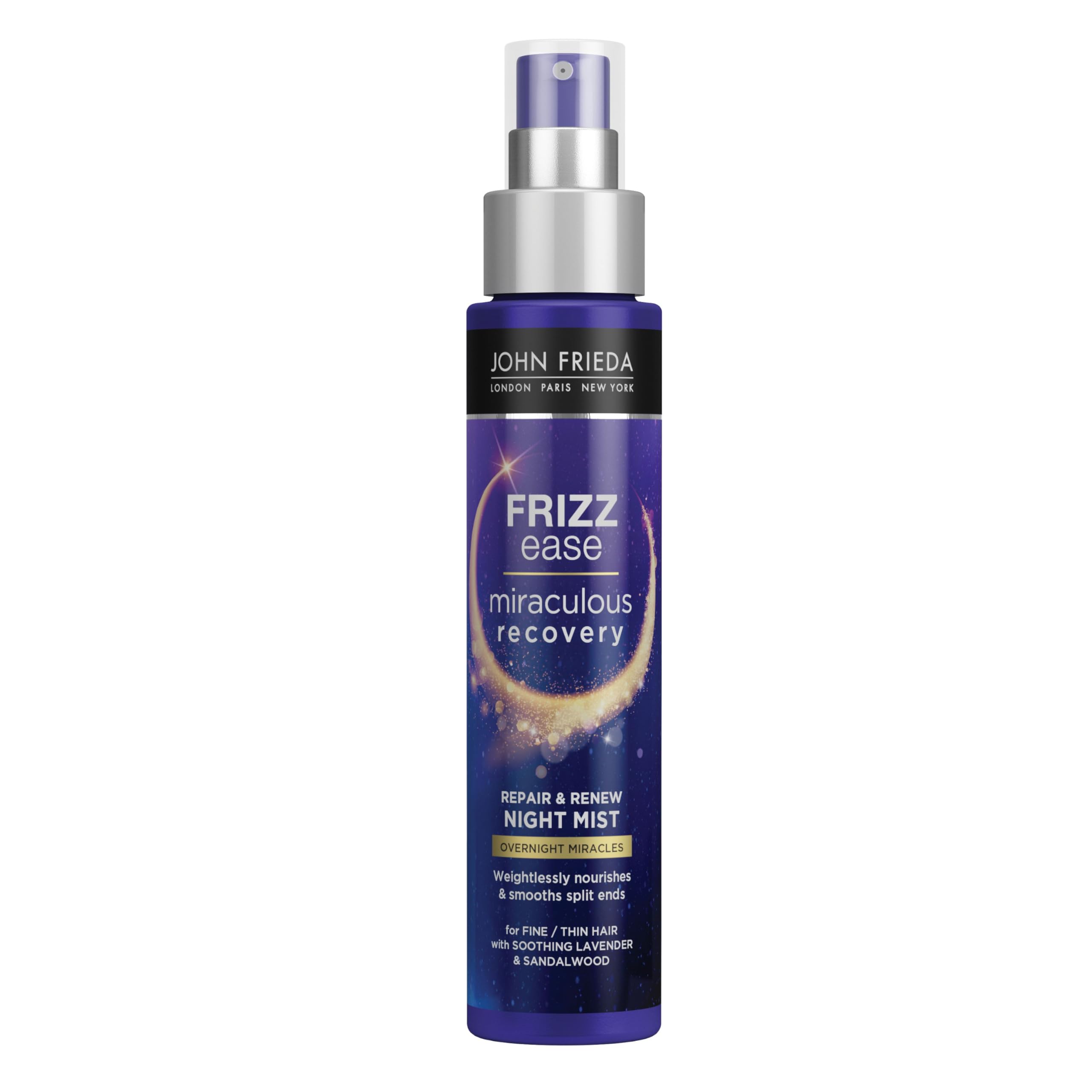 John Frieda Miraculous Repair and Renew Overnight Hair Mist for Softer, Smoother Hair 100 ml