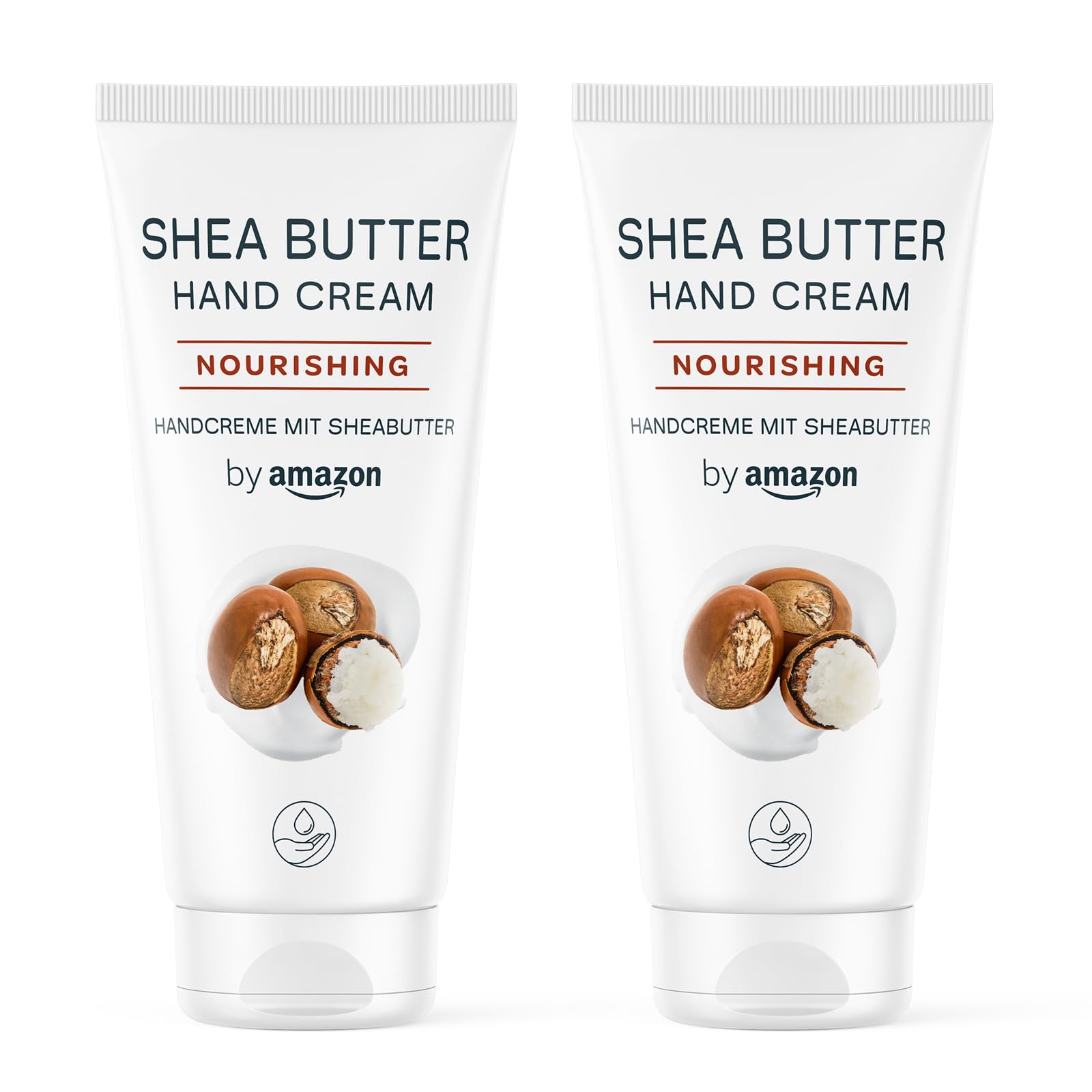by Amazon Shea Butter Hand Cream, 2 x 100ml Pack, For Normal to Dry Skin