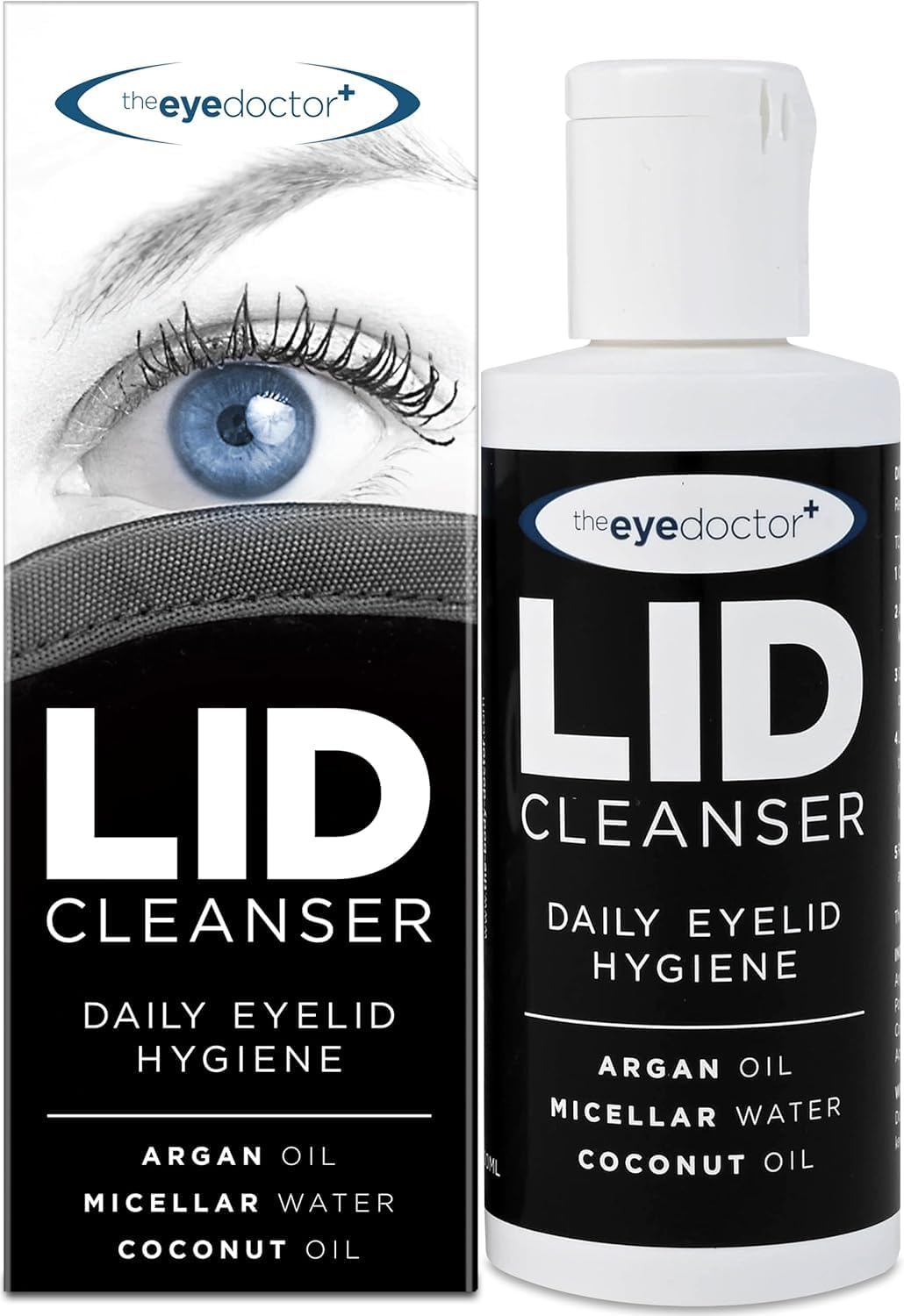 The Eye Doctor Lid Cleanser - Eyelid & Lash Base Makeup Remover with Argan Oil & Coconut Oil (100ml)