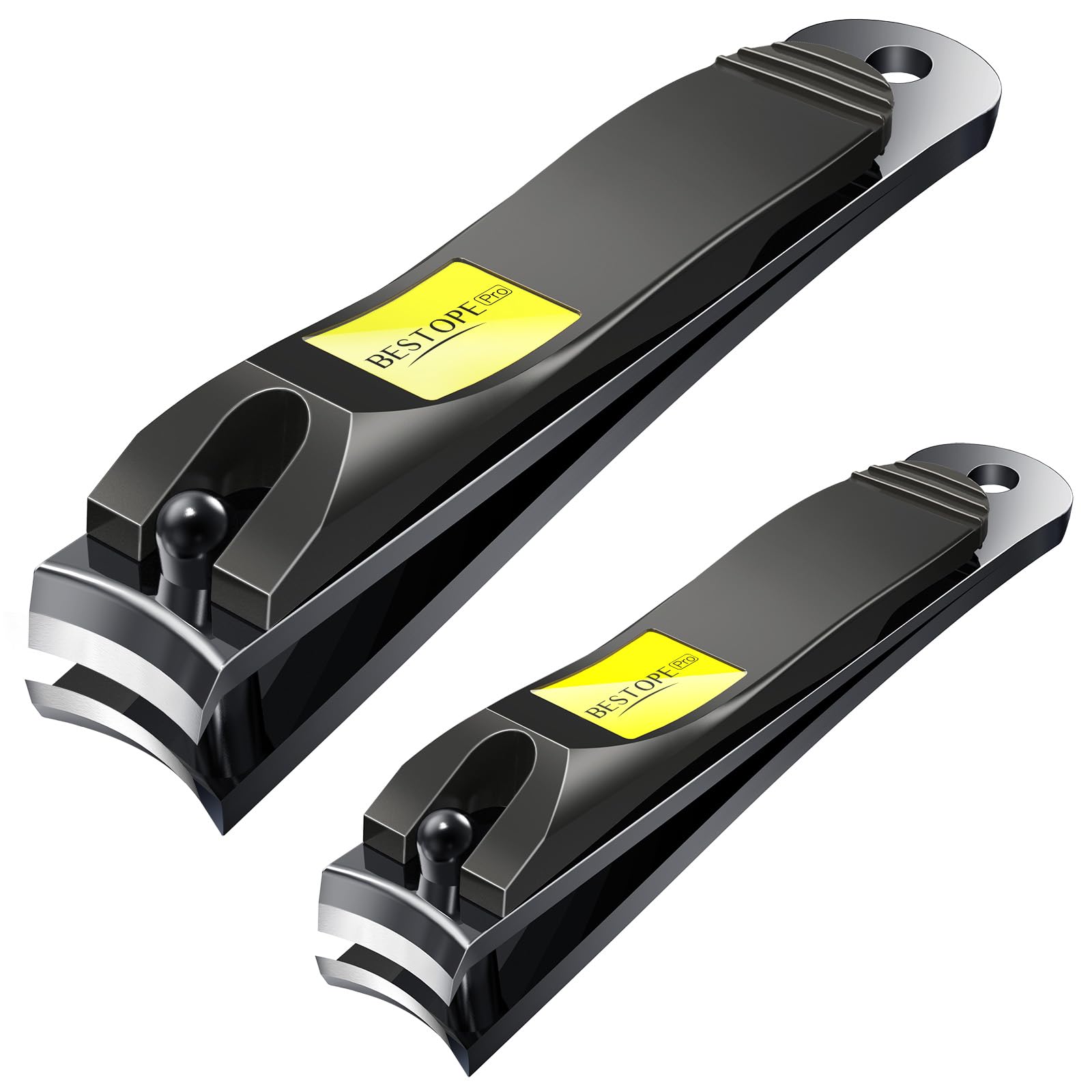 Nagelknipser-Set, 2-teilig, Edelstahl, für Finger- und Zehennägel