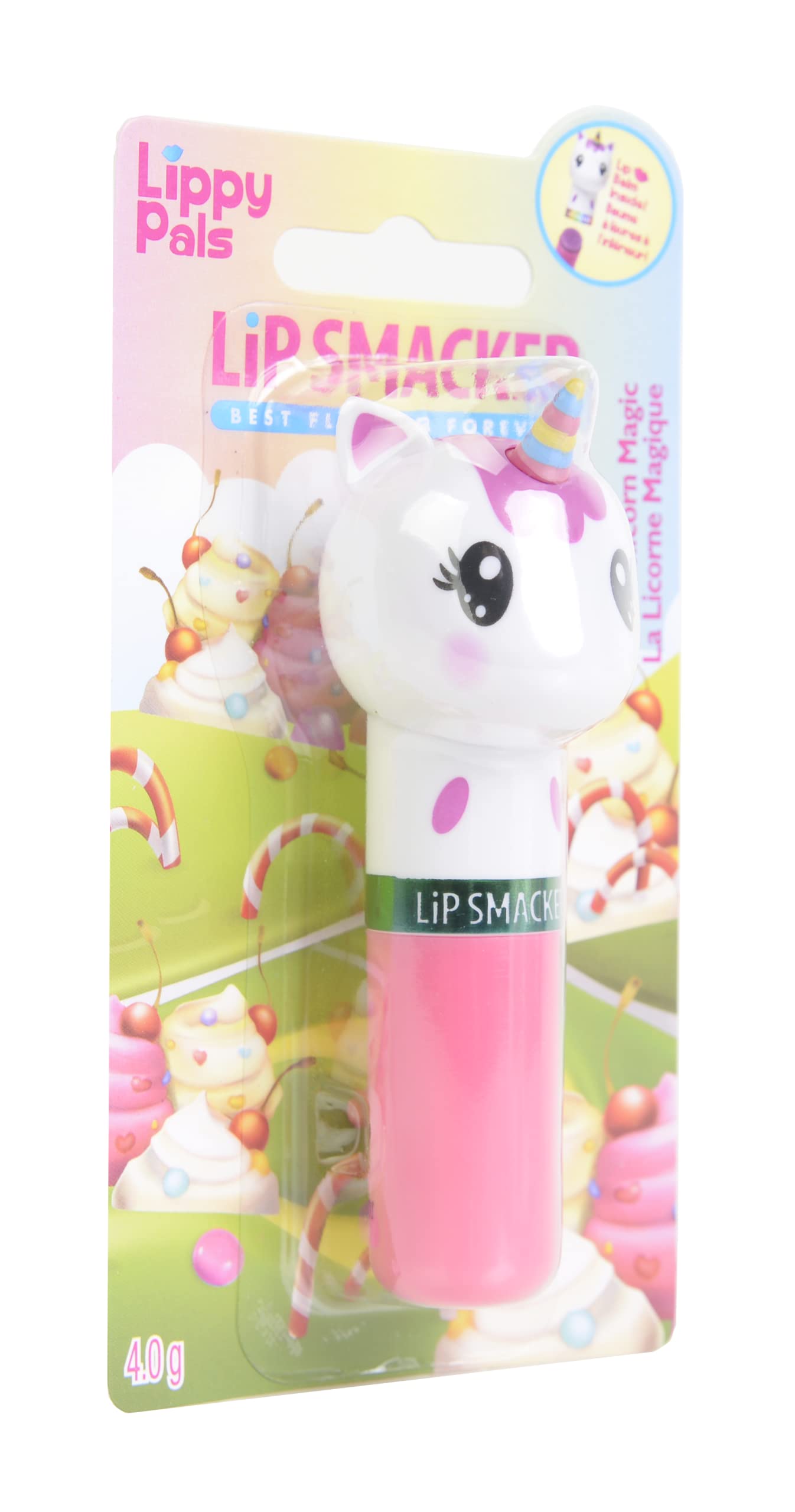 Lip Smacker Lippy Pals Unicorn Magic Lip Balm for Kids - Moisturizing Single Blister Pack