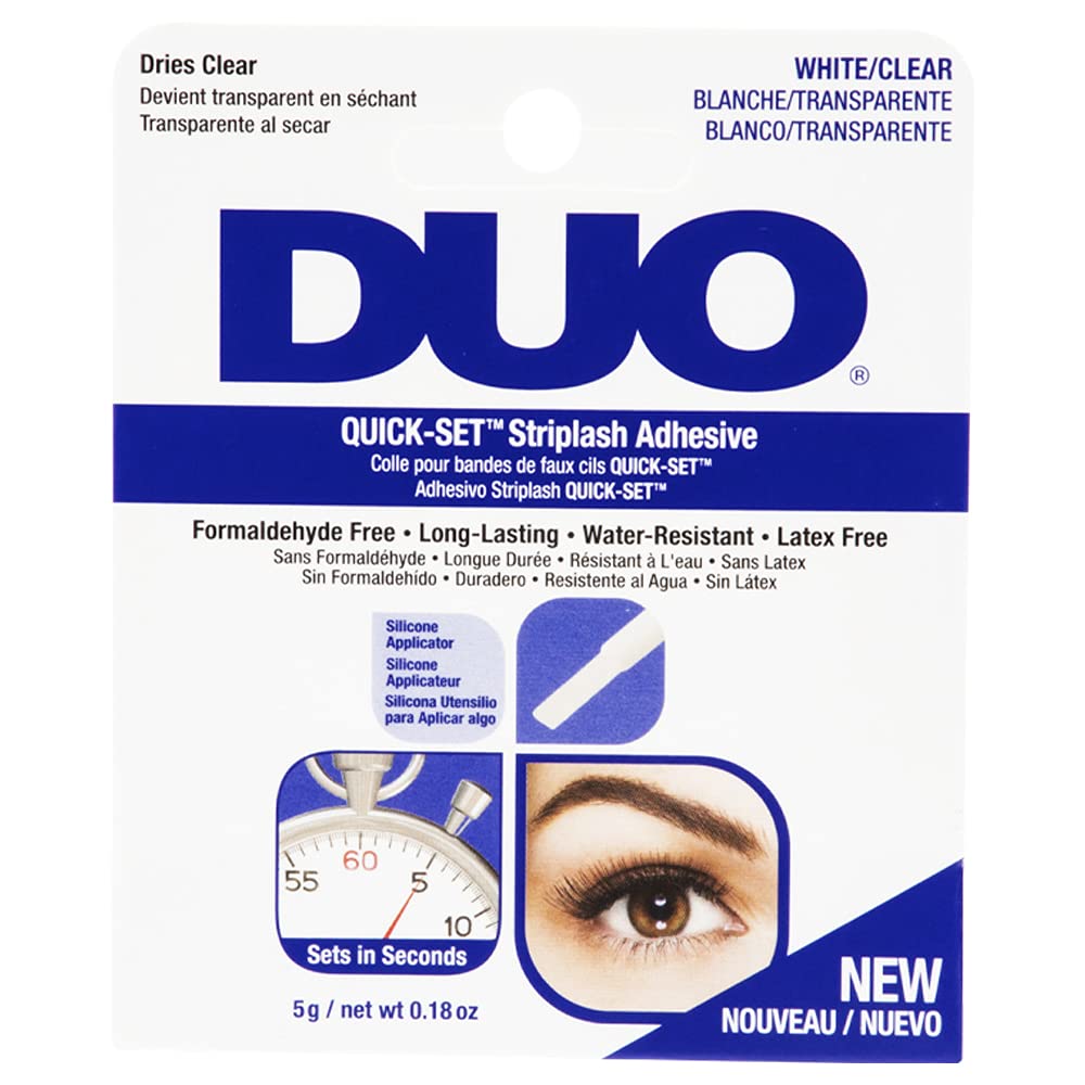 Duo Quick Set Clear Lash Glue Adhesive with Applicator (5g)