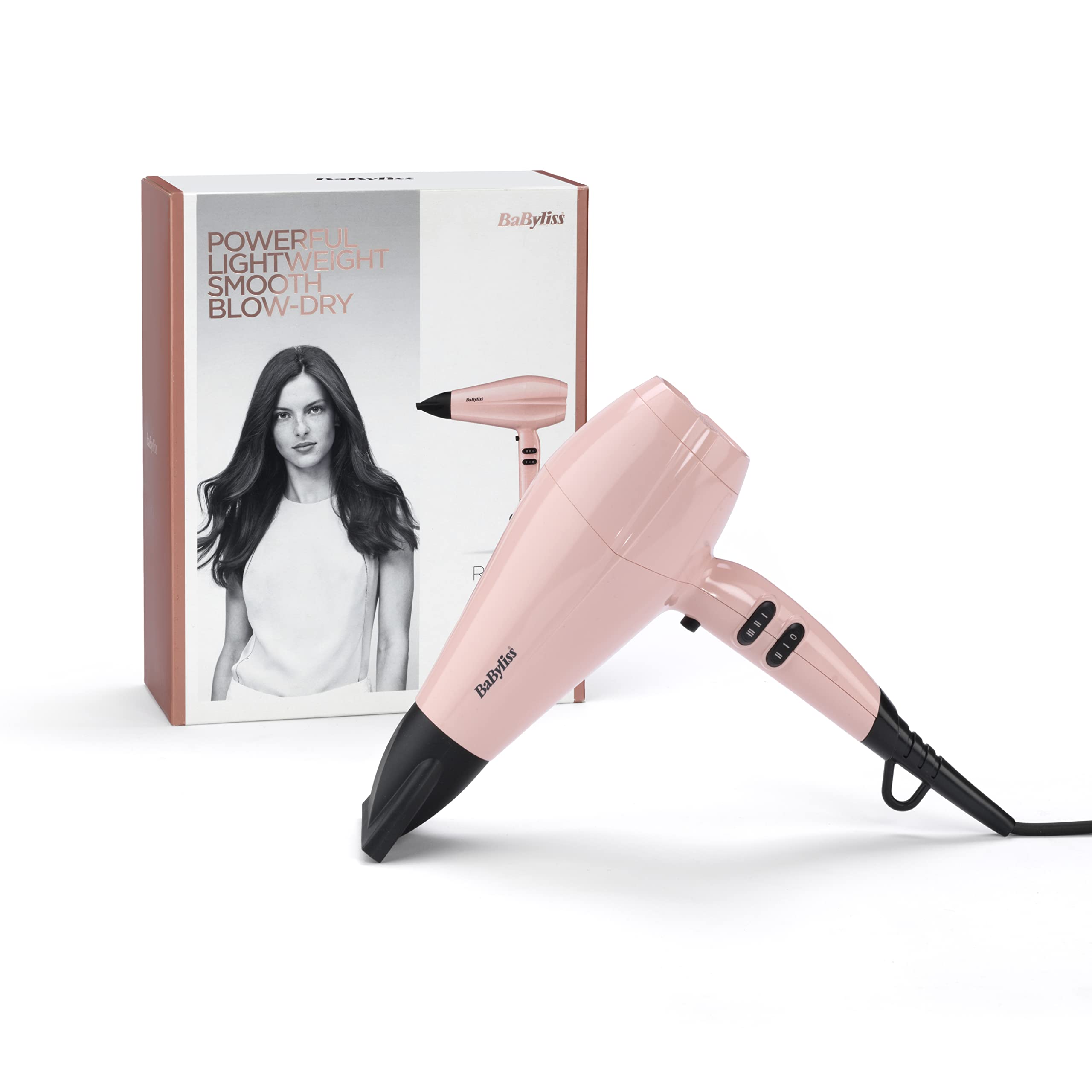 BaByliss Rose Blush 2200W Hair Dryer with Ionic Frizz-Control 6