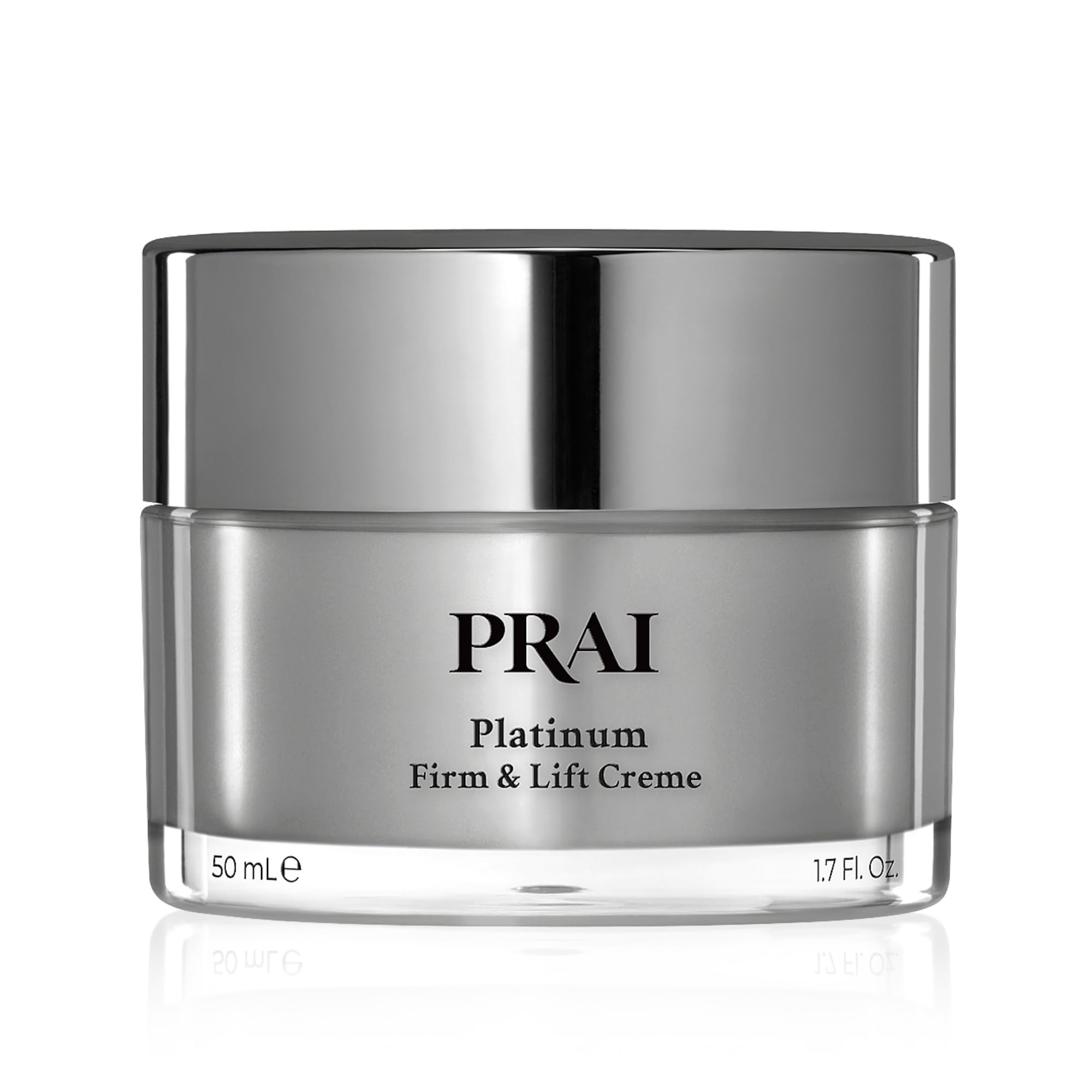 PRAI Platinum Firm & Lift Day Creme 50ml - Hydrating Moisturiser with Platinum & Hyaluronic Acid