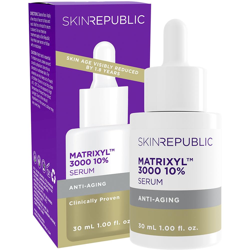 Skin Republic Matrixyl 3000 10% Anti-Aging Serum for Deep Wrinkles & Elasticity