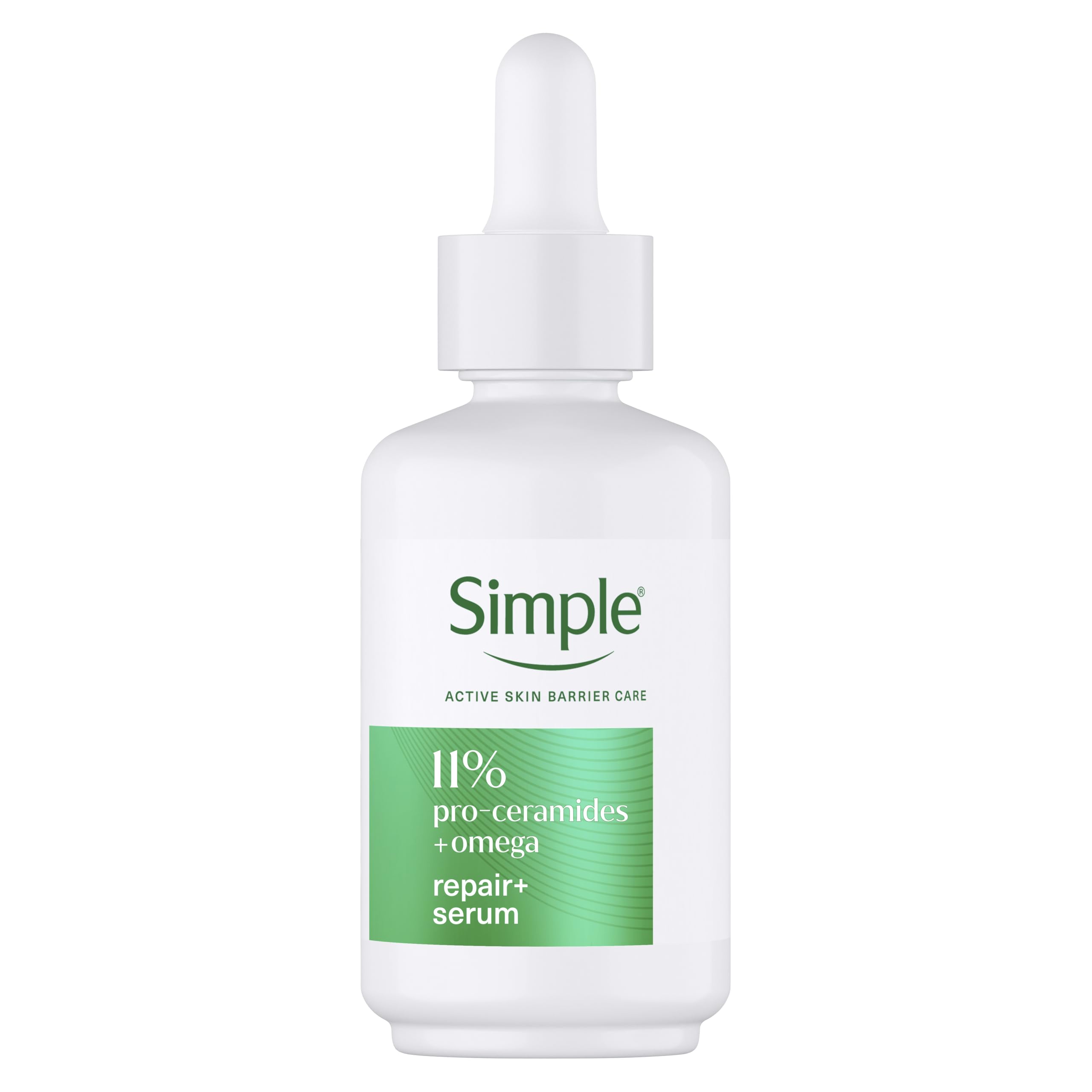 Simple Repair+ 11% Pro-Ceramide + Omega Serum – Hautpflege, geeignet für alle Hauttypen