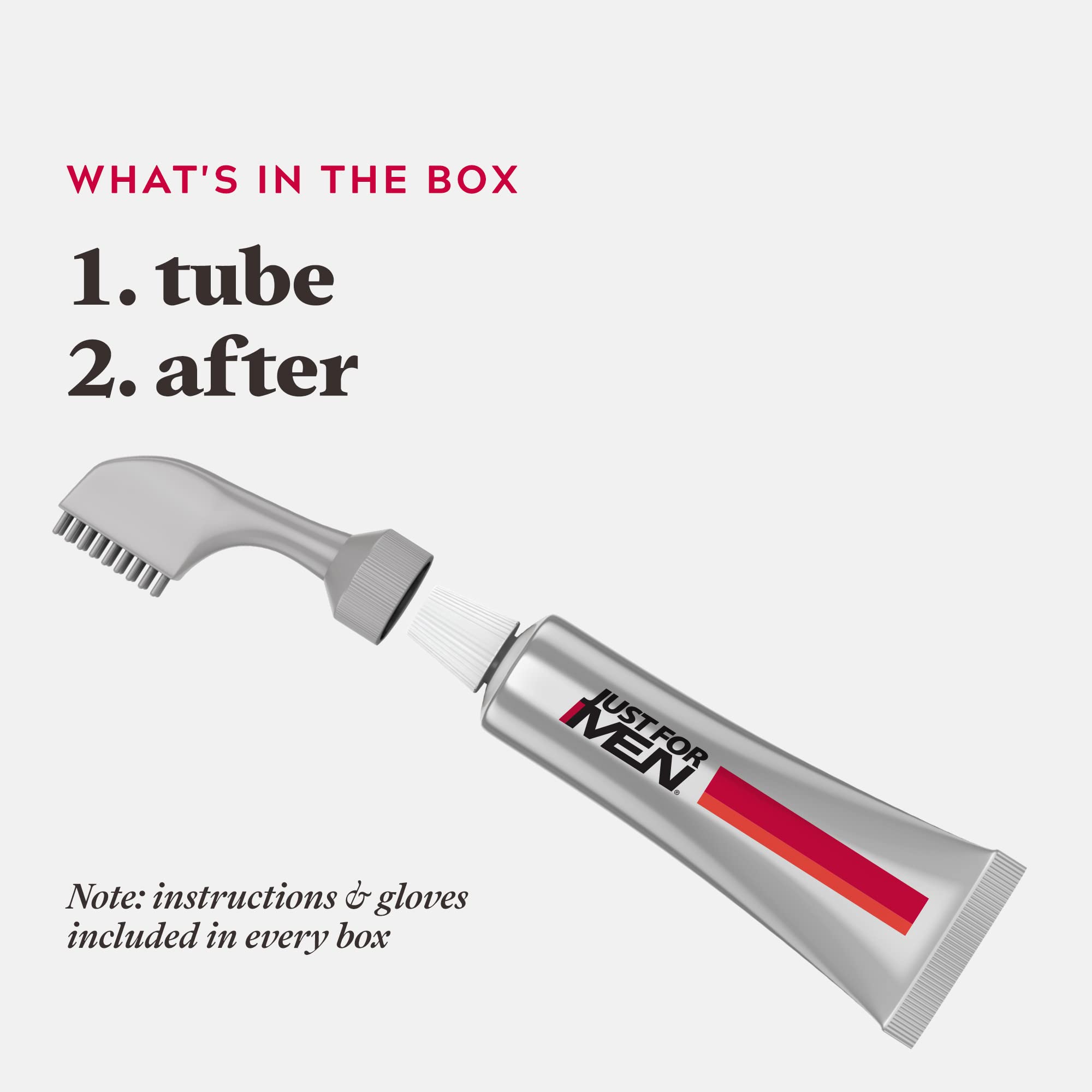 Just For Men Ultra Real Black Hair Colour Dye A55 - Comb-In Applicator, Ammonia & Peroxide Free 4