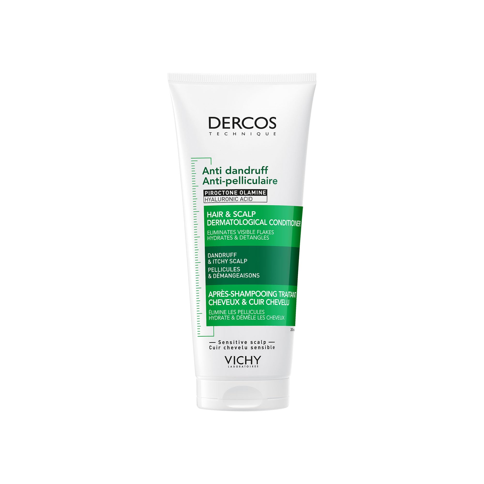 Vichy Dercos Anti-Dandruff Dermatological Conditioner for Flake-Free Hair 200ml