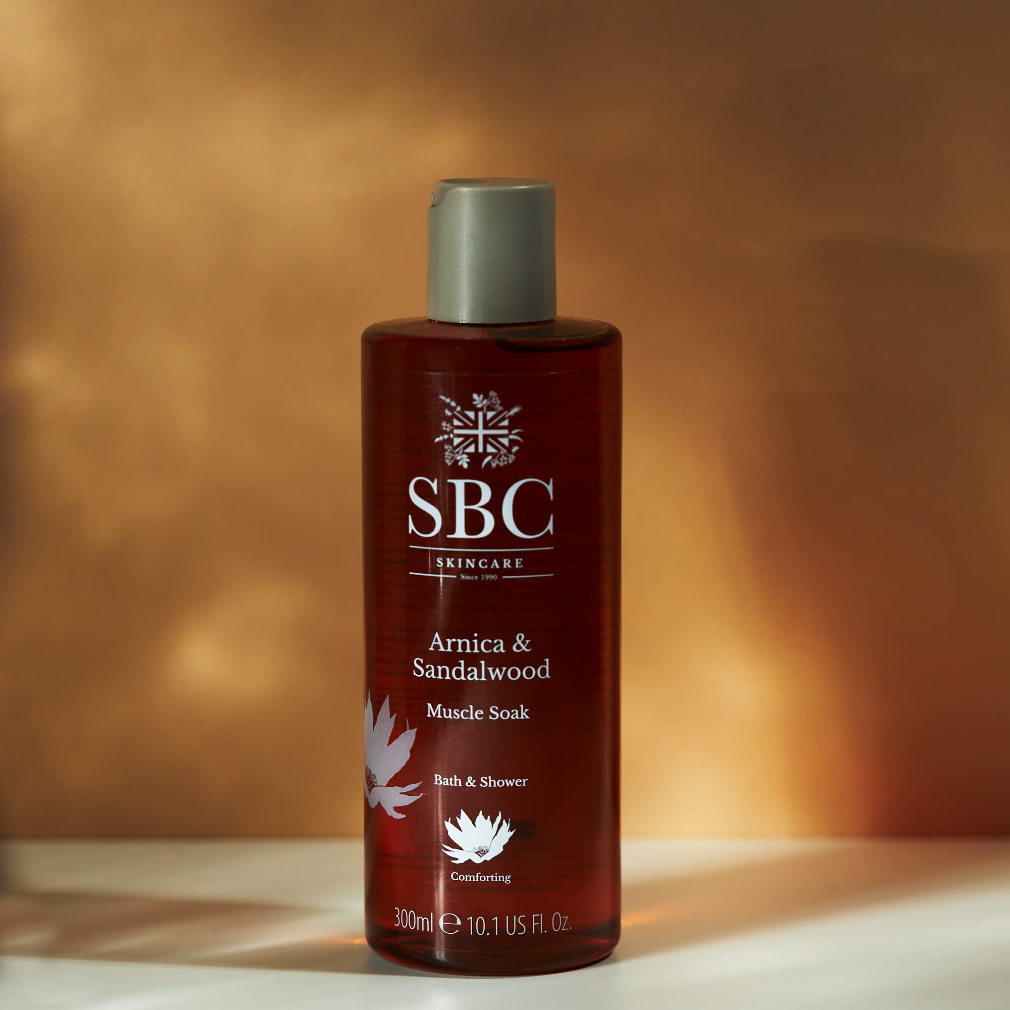 SBC Skincare Arnica & Sandalwood Muscle Soak - 500ml | Soothing Bubble Bath Gel 4
