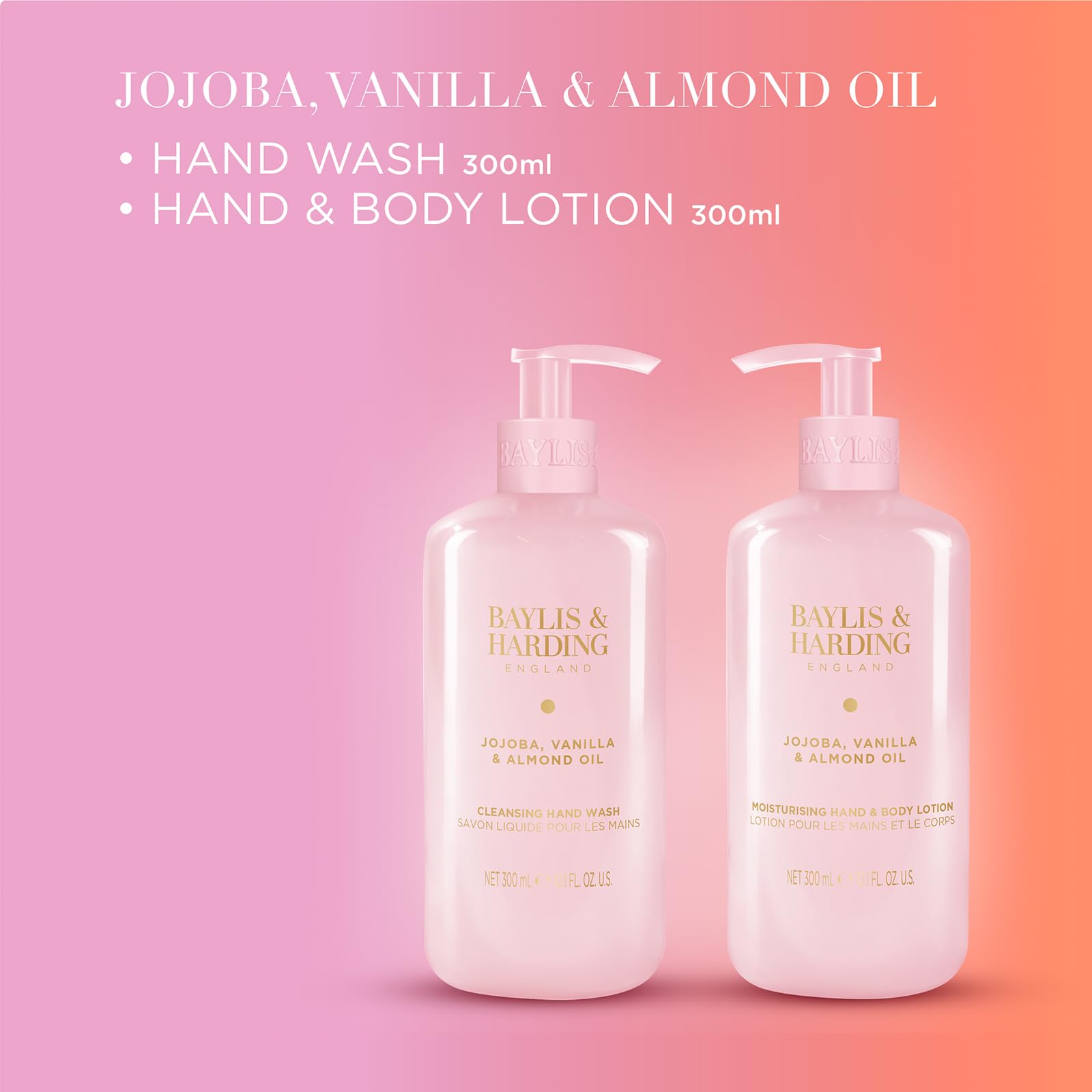 Baylis & Harding Jojoba, Vanilla & Almond Oil Luxury Hand Care Gift Set - Vegan Friendly