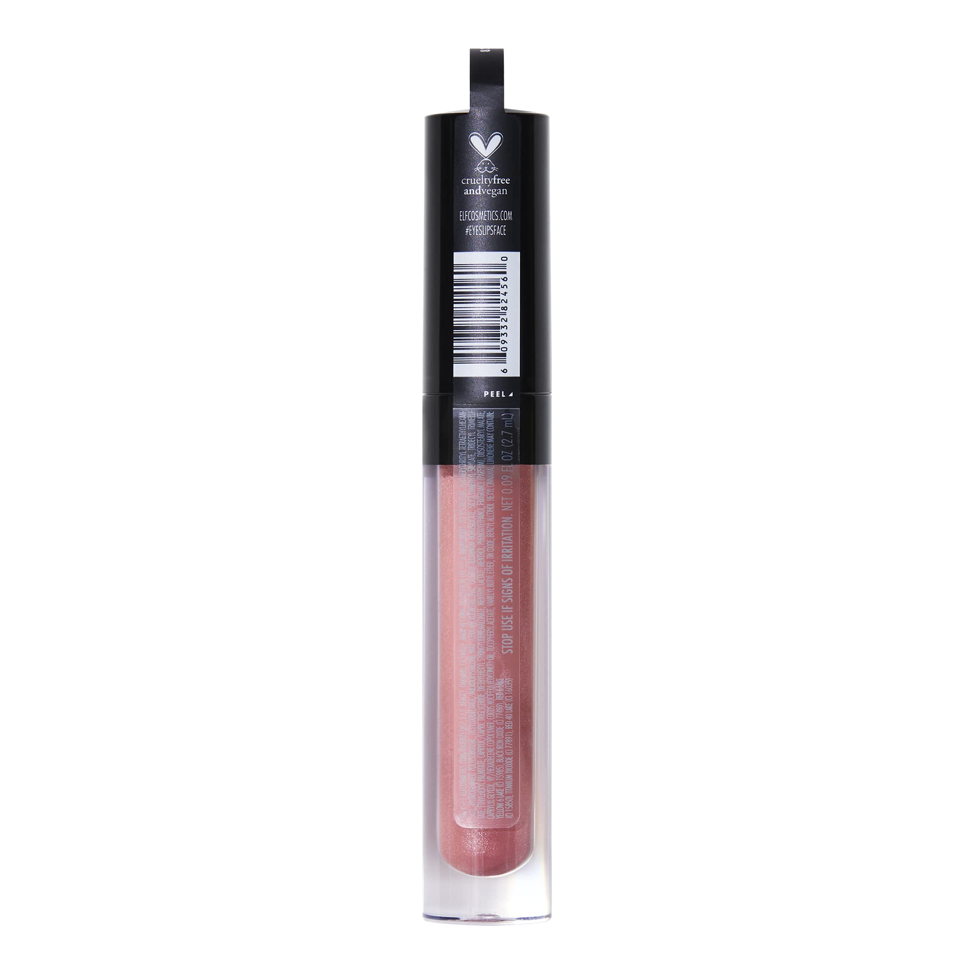 e.l.f. Lip Plumping Gloss in Mauve Lady for Fuller Pout & High-Shine Finish 8