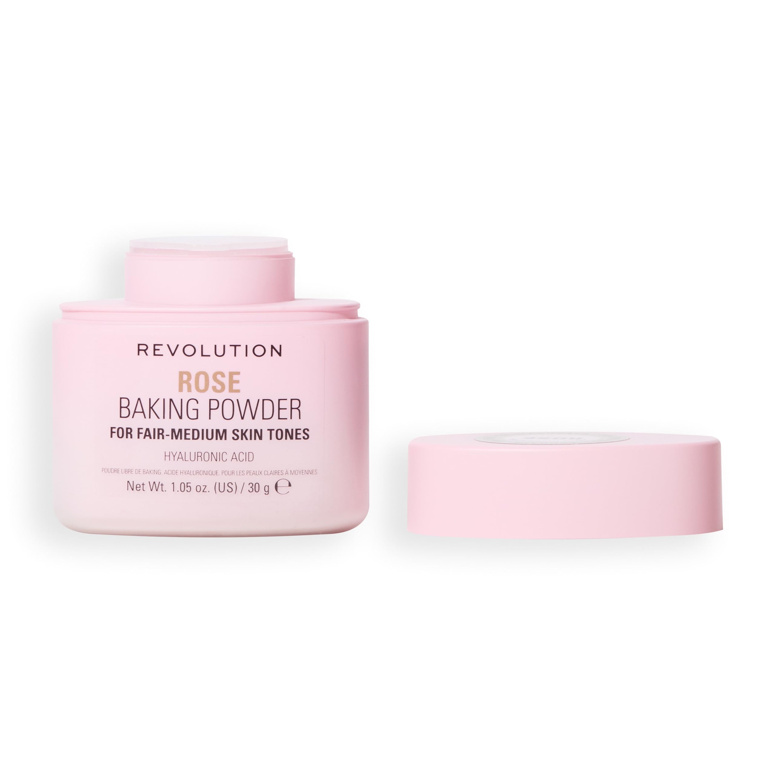 Revolution Loose Baking Powder 30g Rose - Vegan, Cruelty-Free Setting Powder for Luminous Finish 7