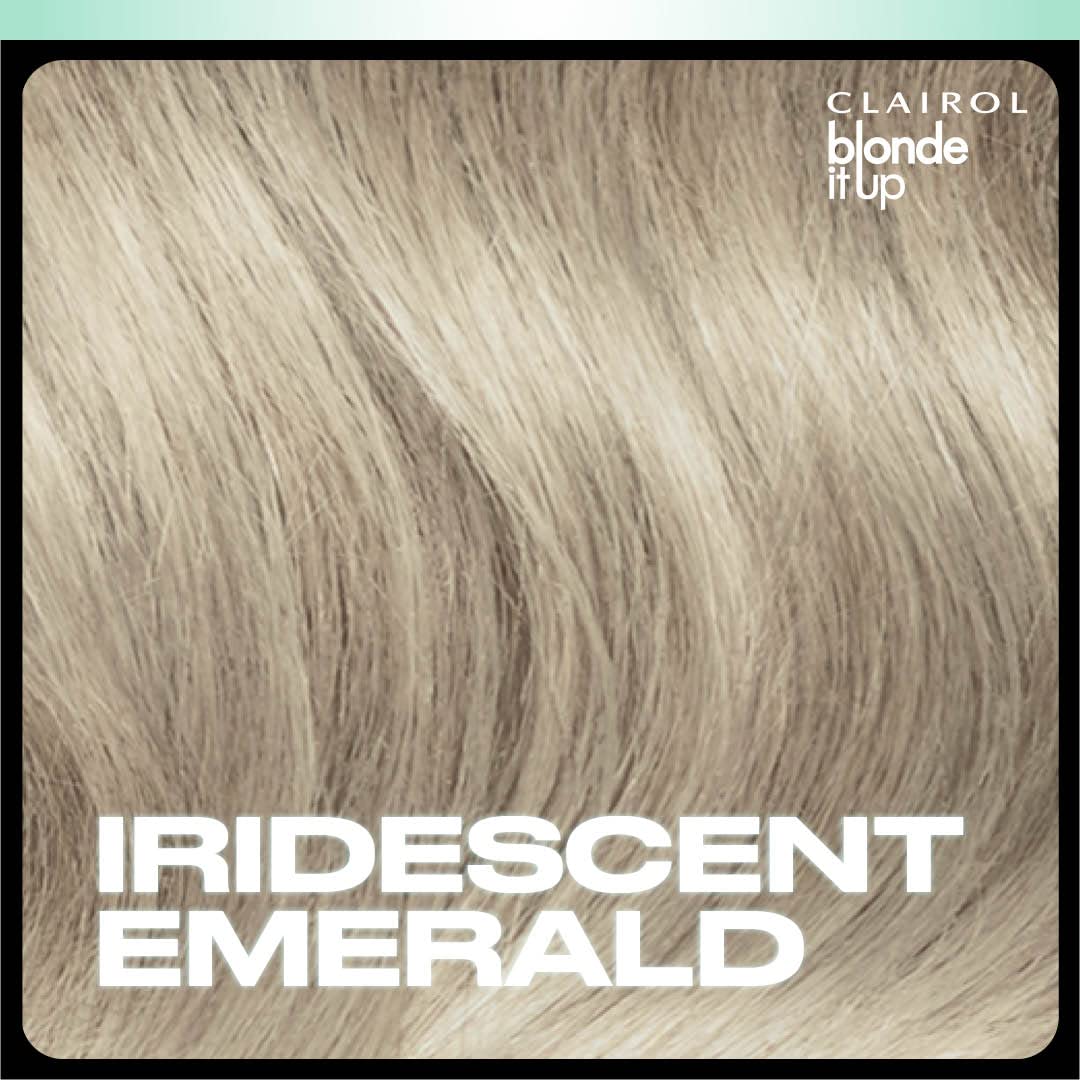 Clairol Blonde It Up Crystal Glow Toner Kit - Iridescent Emerald for Light Blondes 7