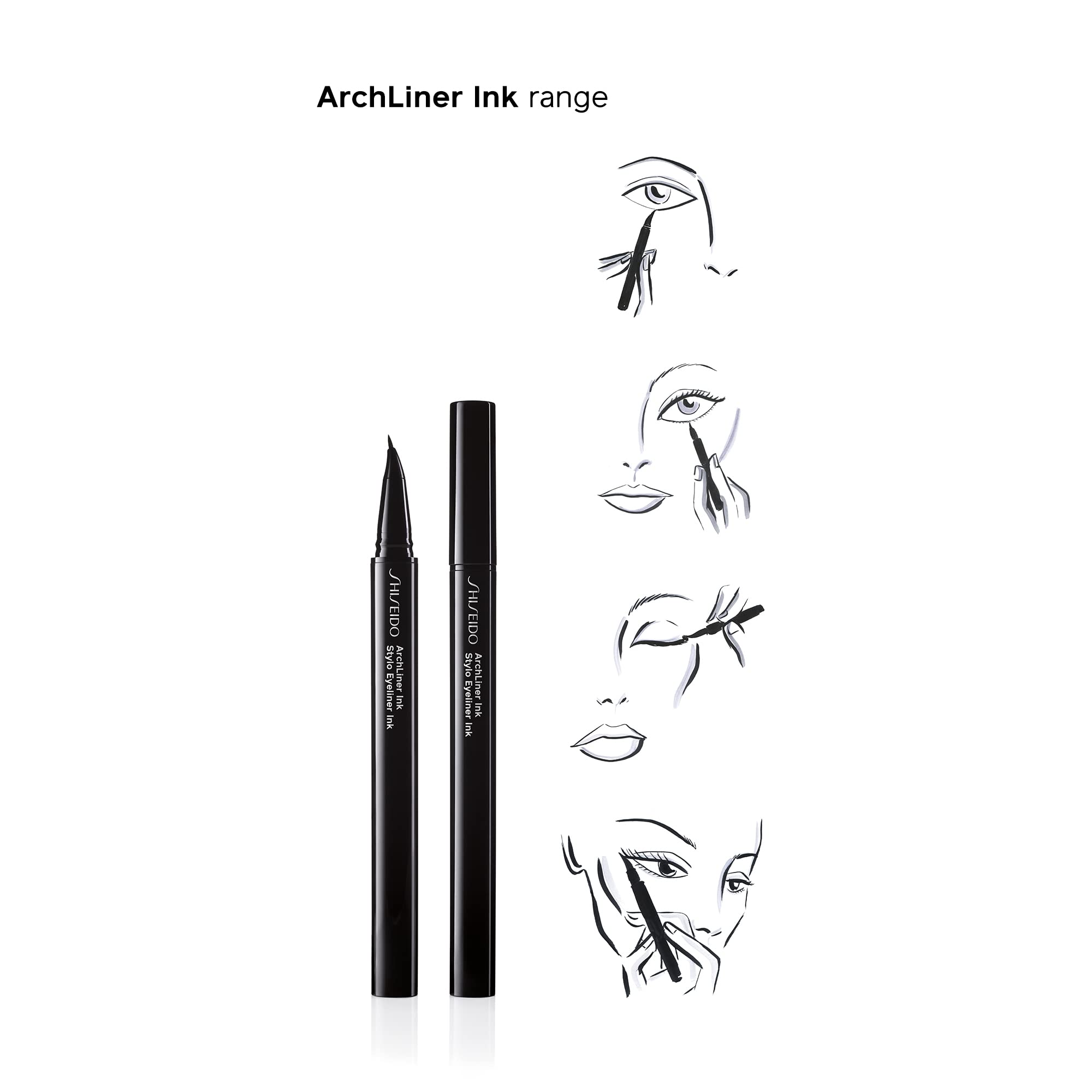 Shiseido SMK Eye Arch Liner Ink (0.4 ml) in #1 Shibui Black 3