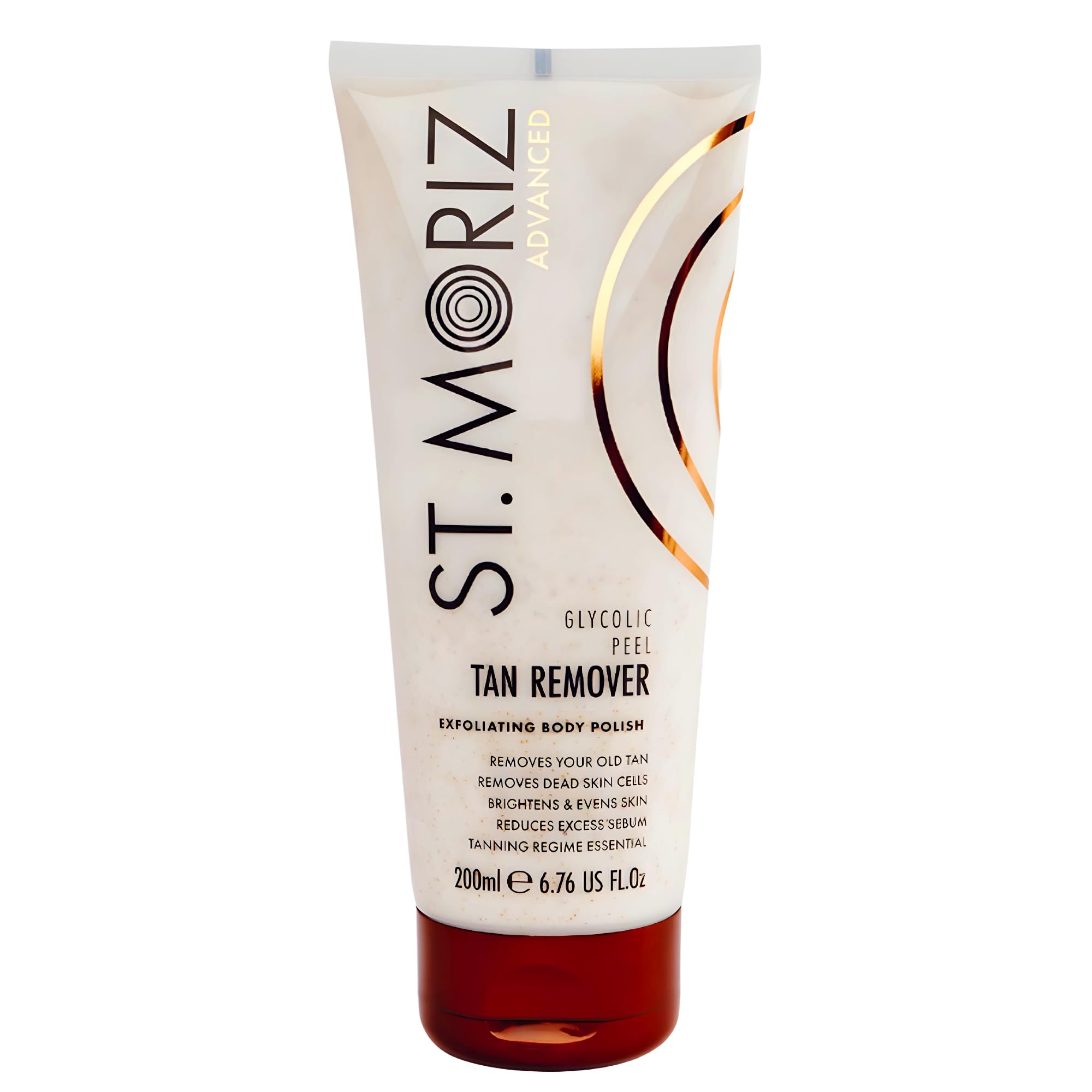St Moriz Advanced Glycolic Peel Tan Remover Scrub with Glycolic & Salicylic Acid, 200ml