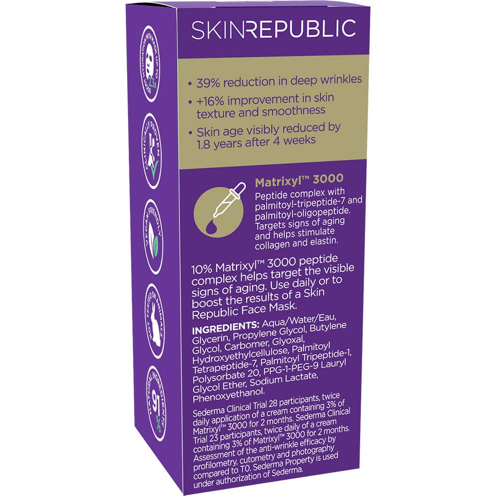 Skin Republic Matrixyl 3000 10% Anti-Aging Serum for Deep Wrinkles & Elasticity 8