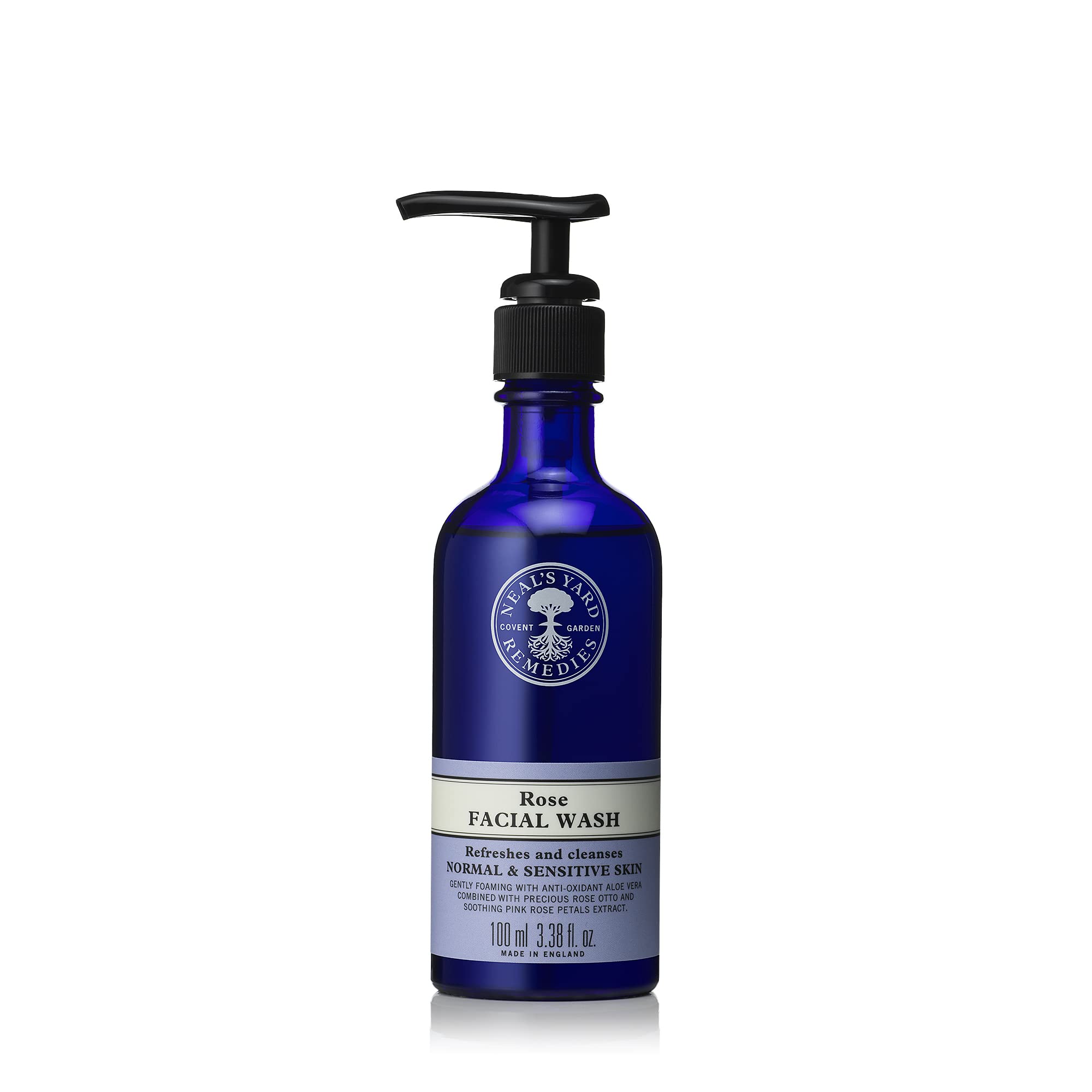 Neal's Yard Remedies Rose Facial Wash for Normal Skin, 100 ml