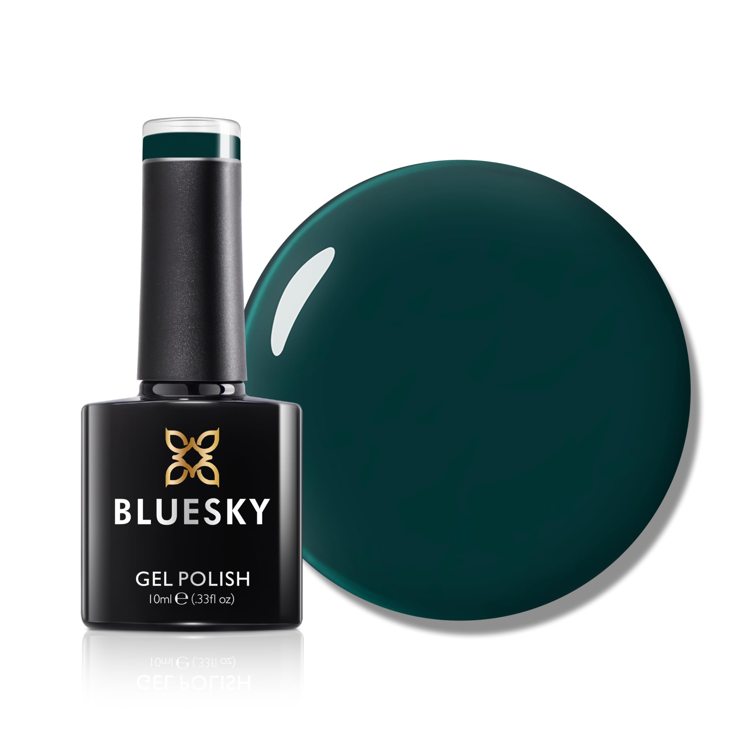BLUESKY Gel Nail Polish 10ml - Mystic Emerald (AW2420) | 21 Day High-Gloss Wear