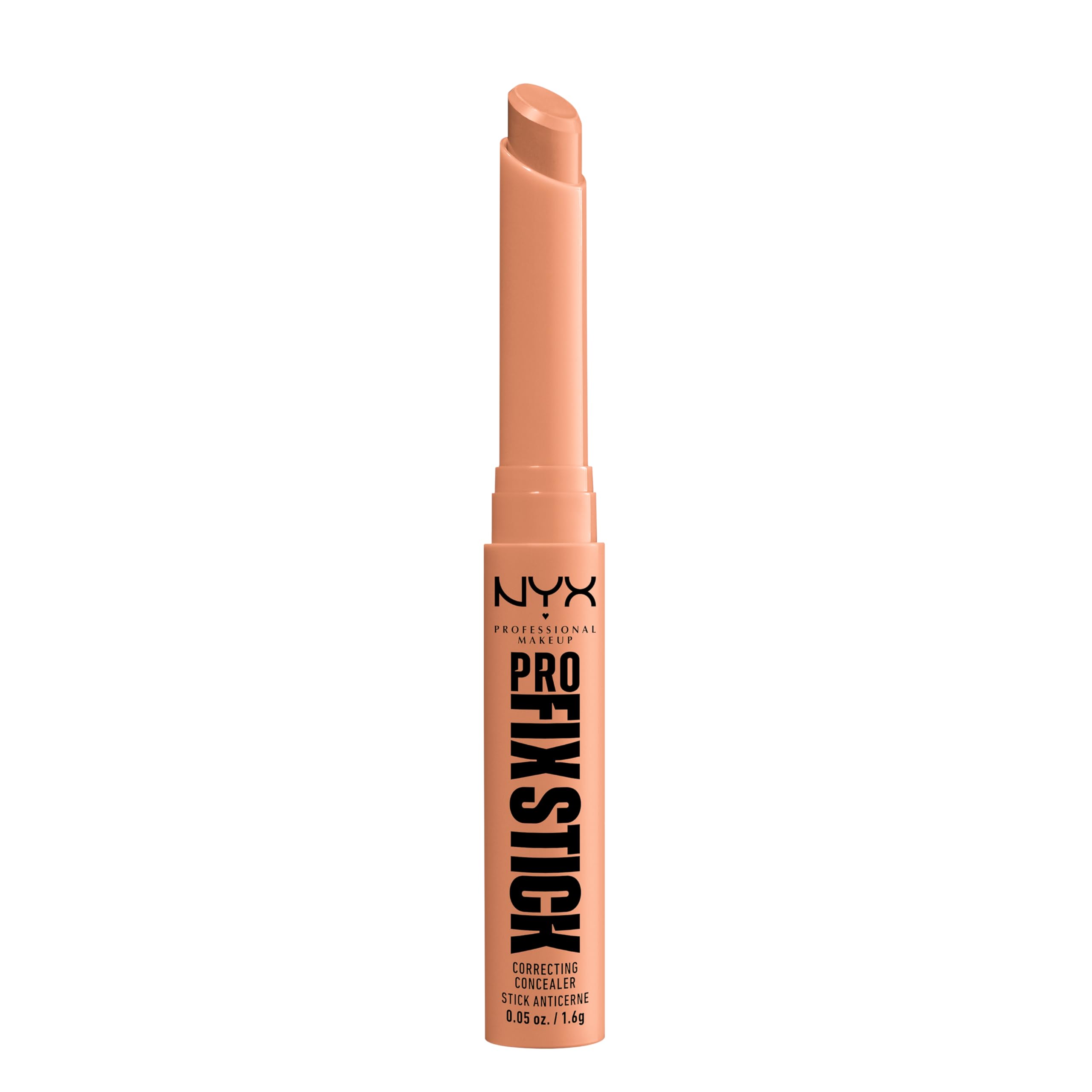 NYX Professional Makeup Pro Fix Stick Concealer, Dark Peach - 12H Wear, Vegan Formula