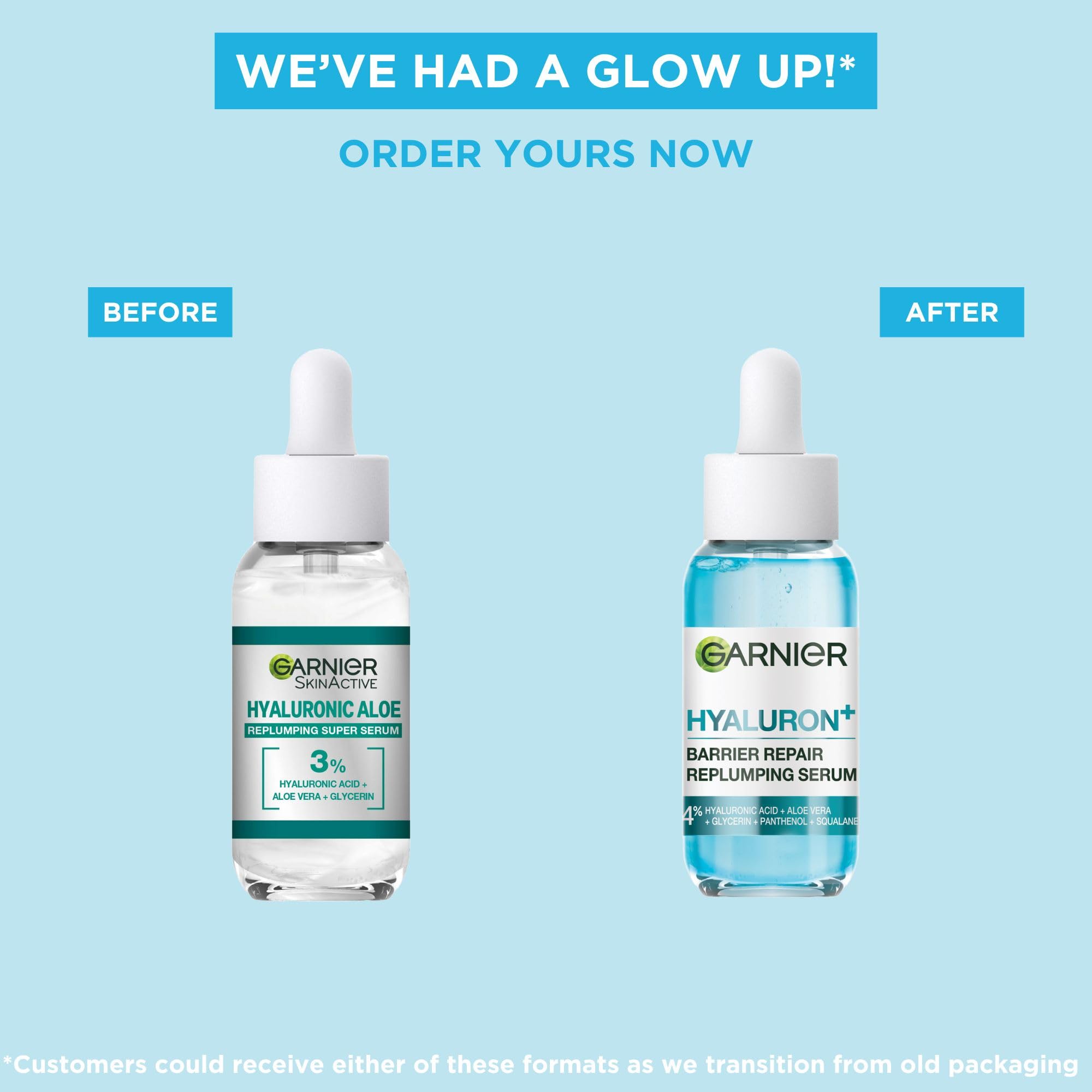 Garnier Hyaluron+ Barrier Repair Replumping Serum with 3% Hyaluronic Acid, Aloe & Glycerin, 30ml 3