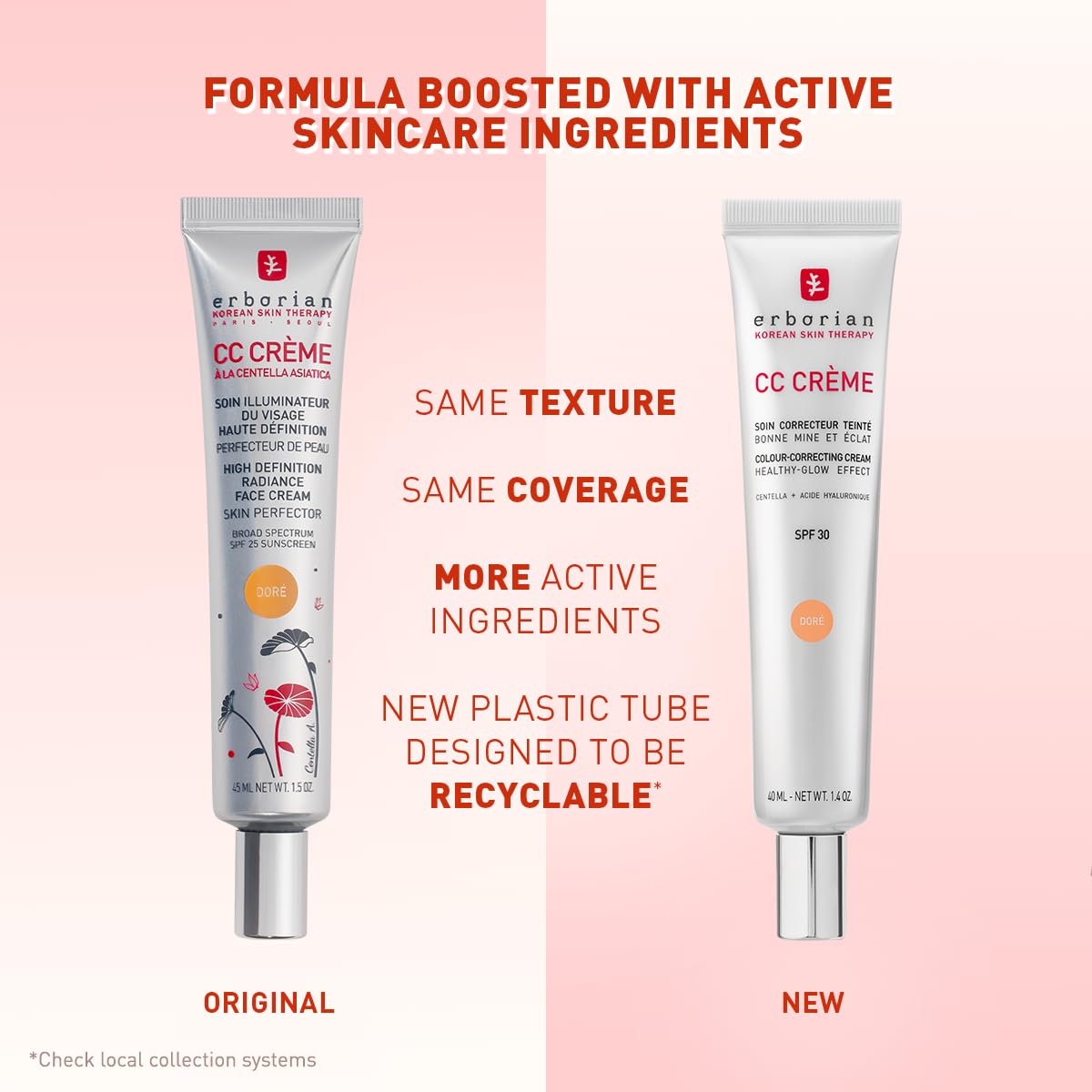 Erborian CC Cream with Centella Asiatica - Caramel - Color Correcting Cream for Healthy Glow 9