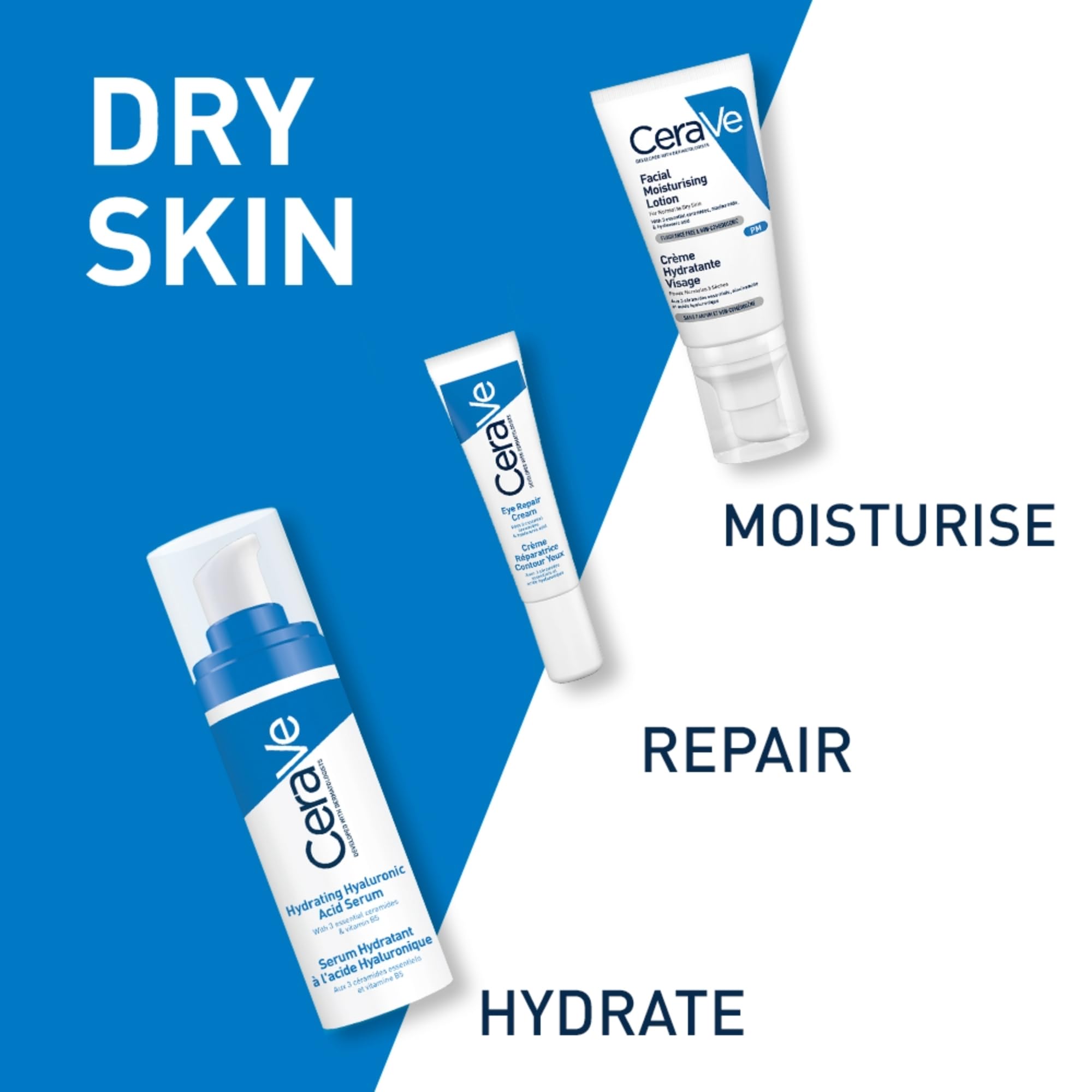 CeraVe PM Daily Facial Moisturiser Lotion Duo for Normal to Dry Skin 52ml 5