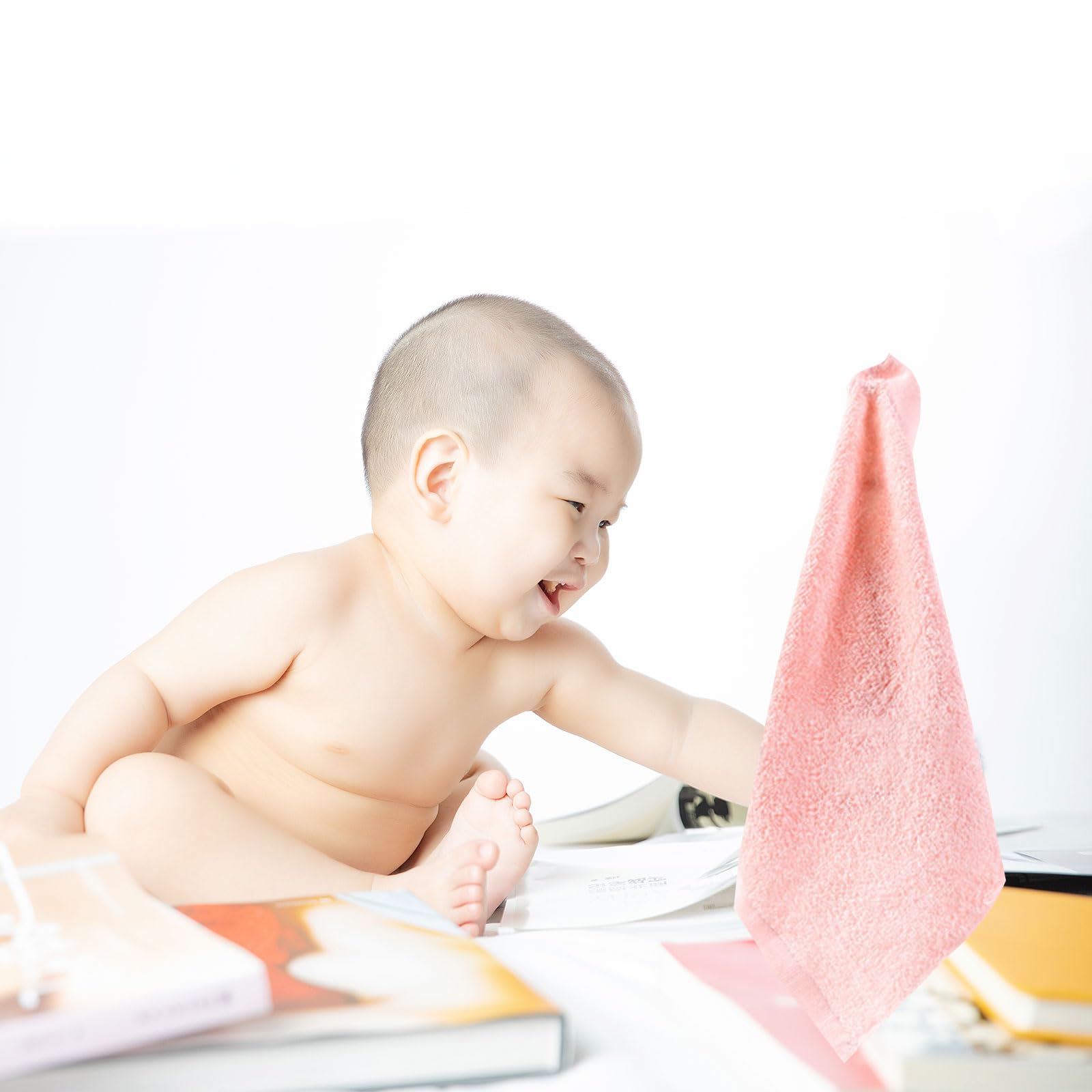 Lafefe 8-Pack Bamboo Charcoal Fiber Reusable Facial Cleansing Cloths for All Skin Types 5