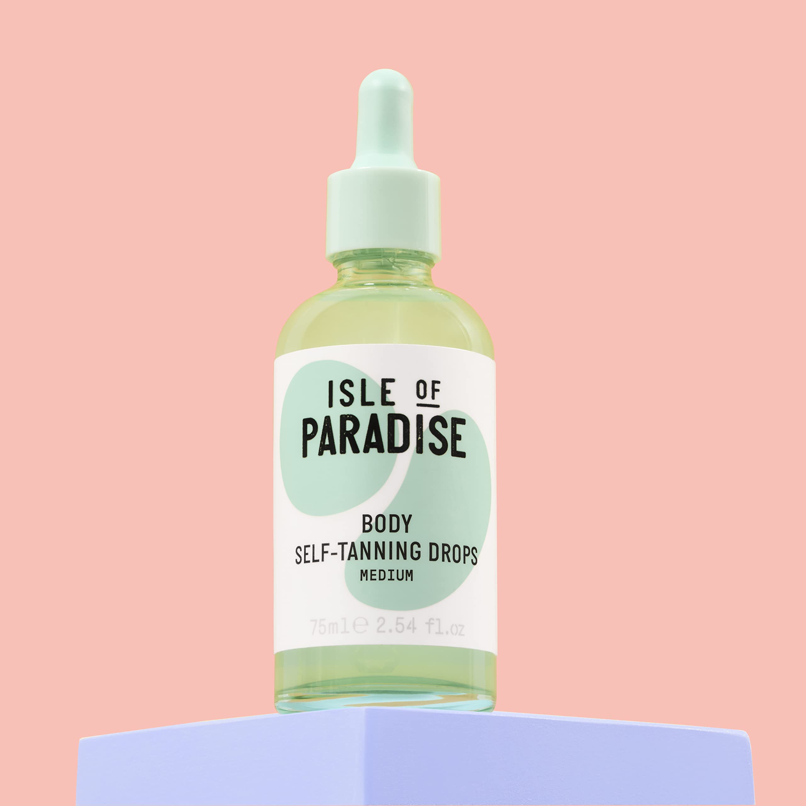 Isle of Paradise Green Self-Tanning Body Drops for Medium Skin Tones, 75ml