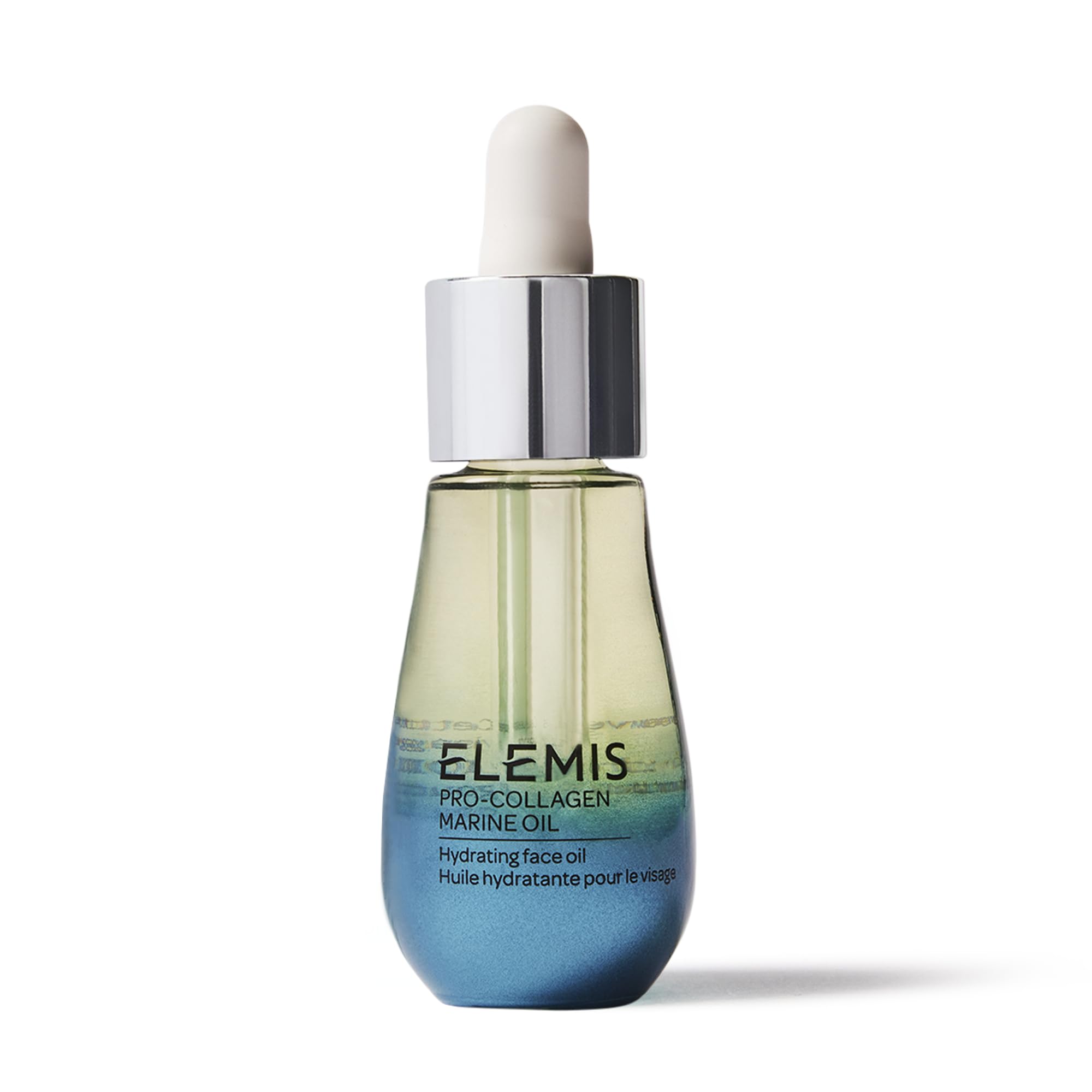 ELEMIS Pro-Collagen Marine Oil, Anti-Falten-Gesichtselixier mit drei algenreichen Wirkstoffen, leichte Gesichtsserum zur Feuchtigkeitsversorgung, Meereskollagen für revitalisierte und strahlende Haut, 15 ml