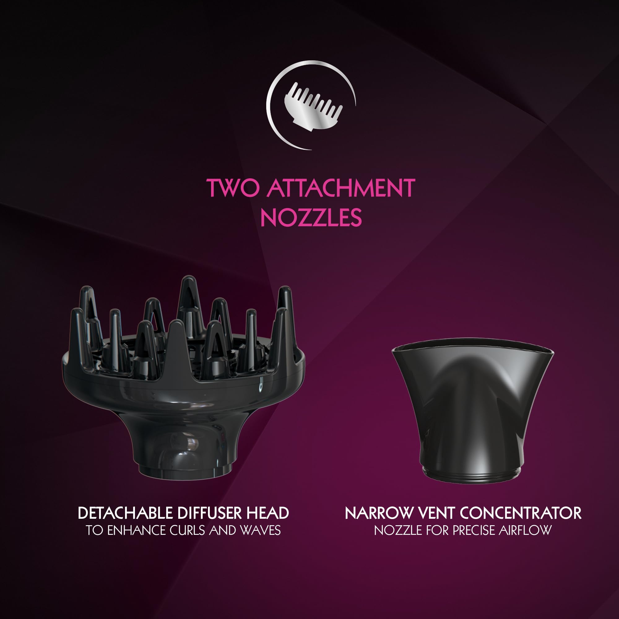 Wahl Ionic Smooth Hairdryer,Cool Shot Button, 3 Heat and 2 Speed Settings, 5