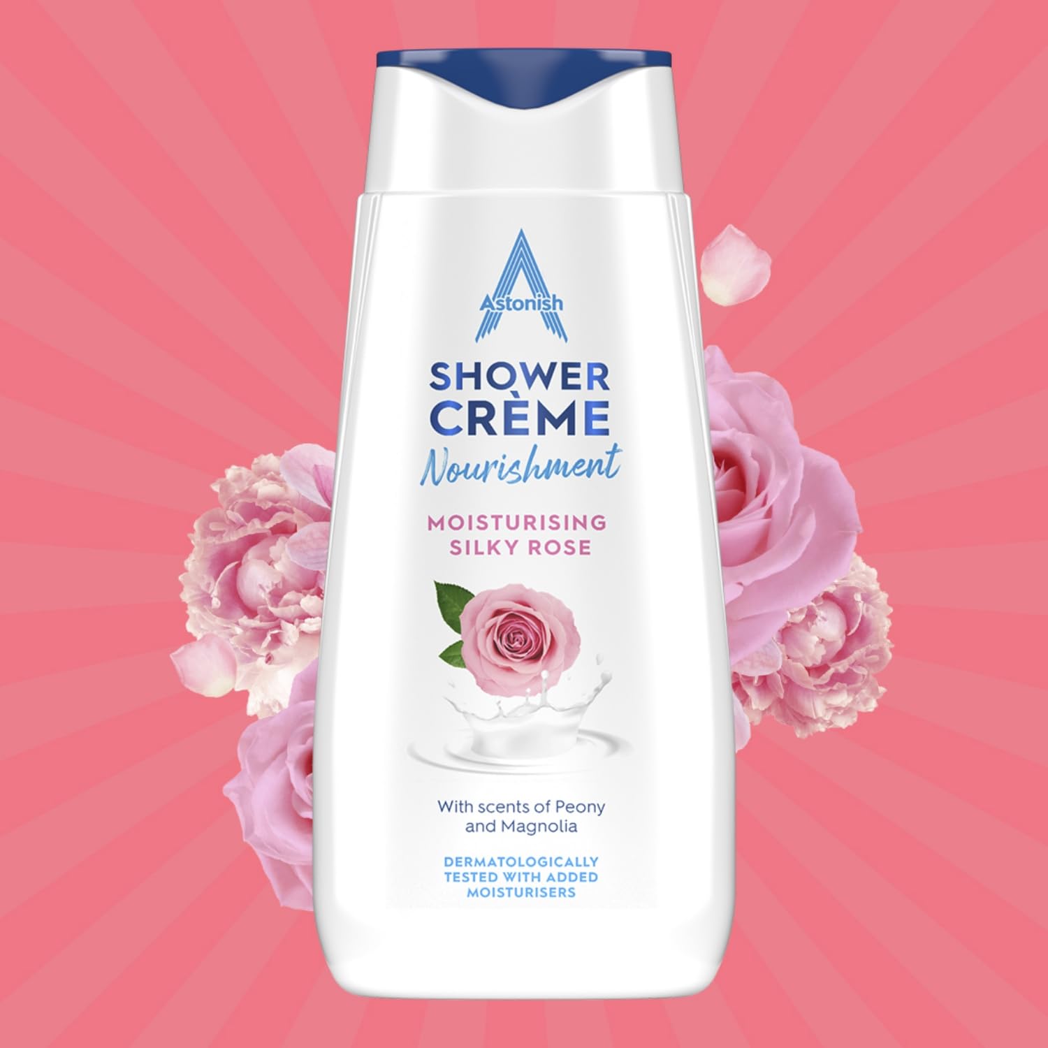 Astonish Shower Crème Silky Rose: Cleanses, Moisturises with Rose & Peony Fragrance 3