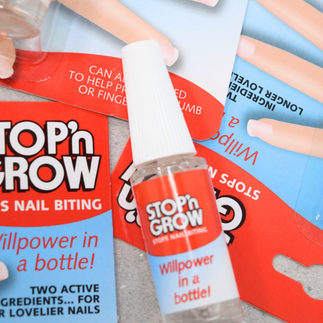Stop n Grow Stops Nail Biting Deterrent Solution 7.5ml for Longer, Lovelier Nails 6